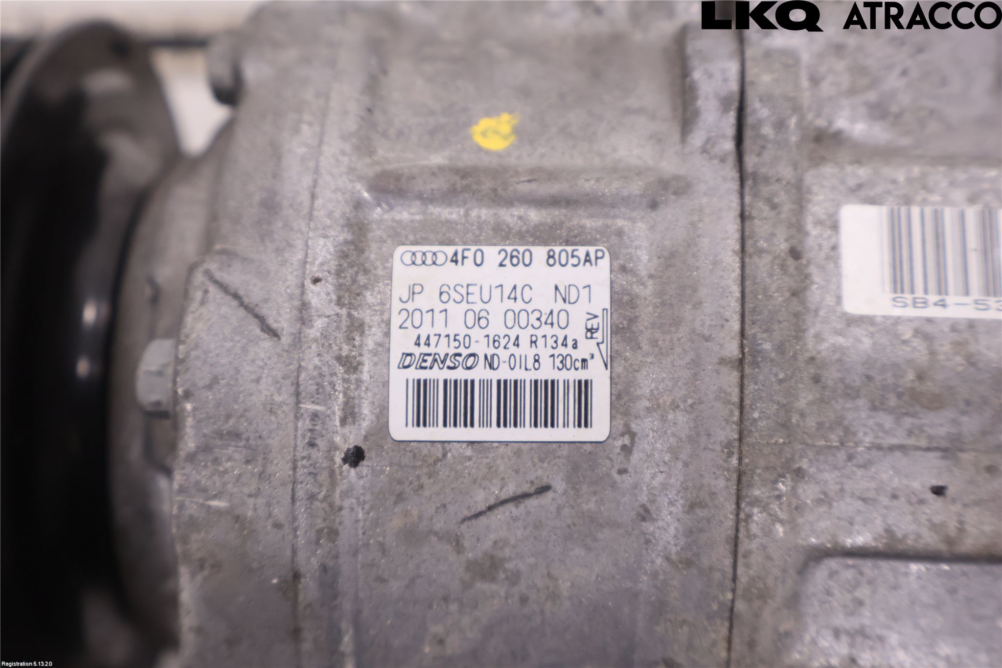 Audi A6/S6     05-11 Varme Ac Kompressor