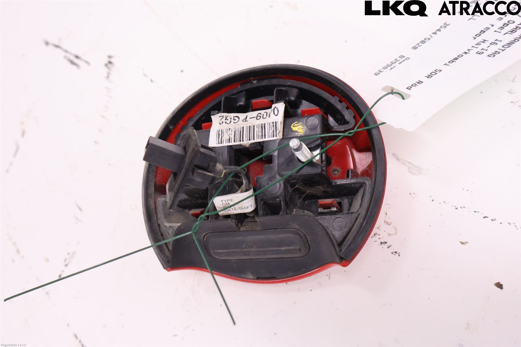Opel KARL 16-19 Bakluke Handtak Ytre