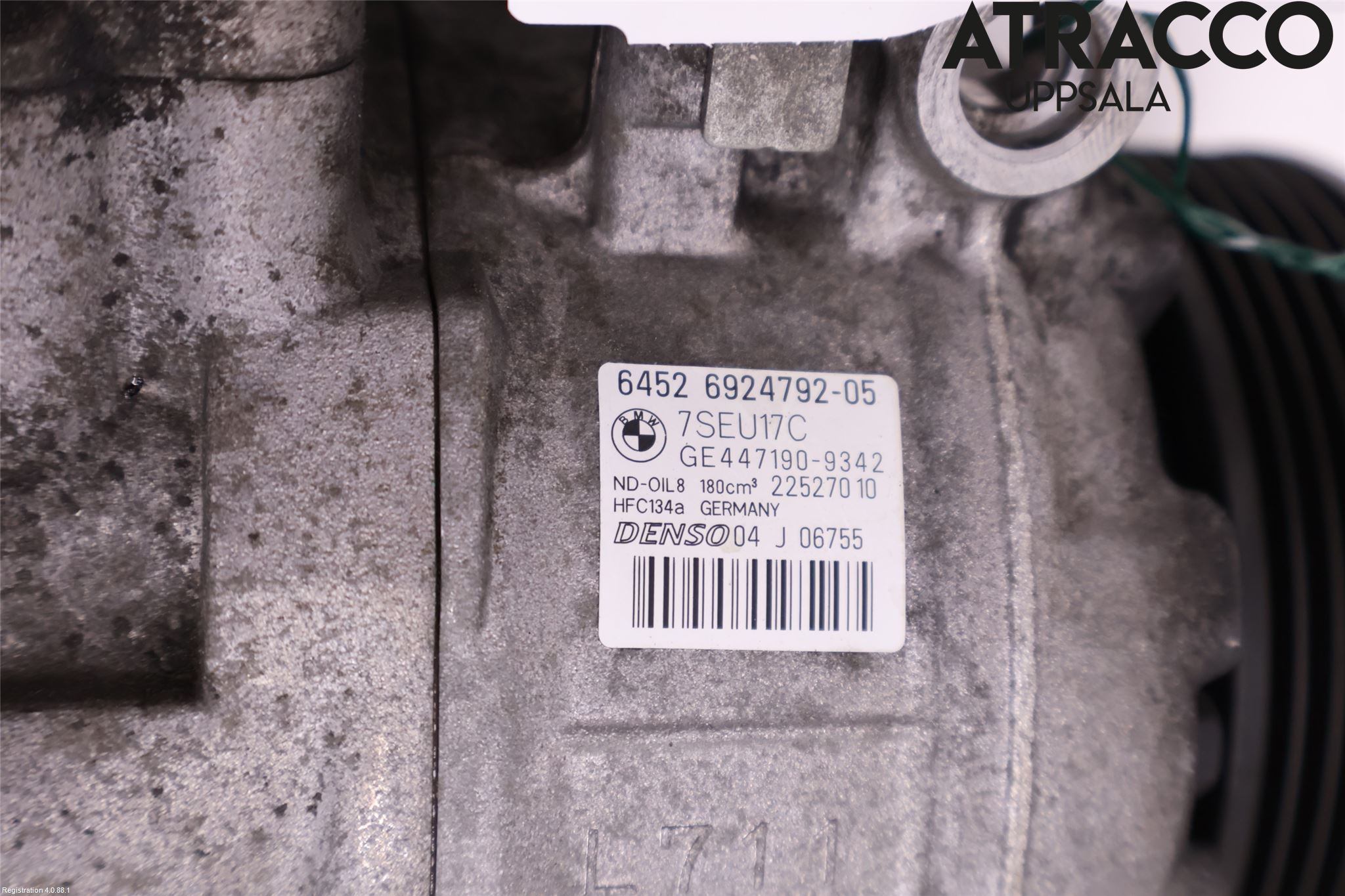 BMW 3 E90/91 SED/TOU 05-12 Varme Ac Kompressor
