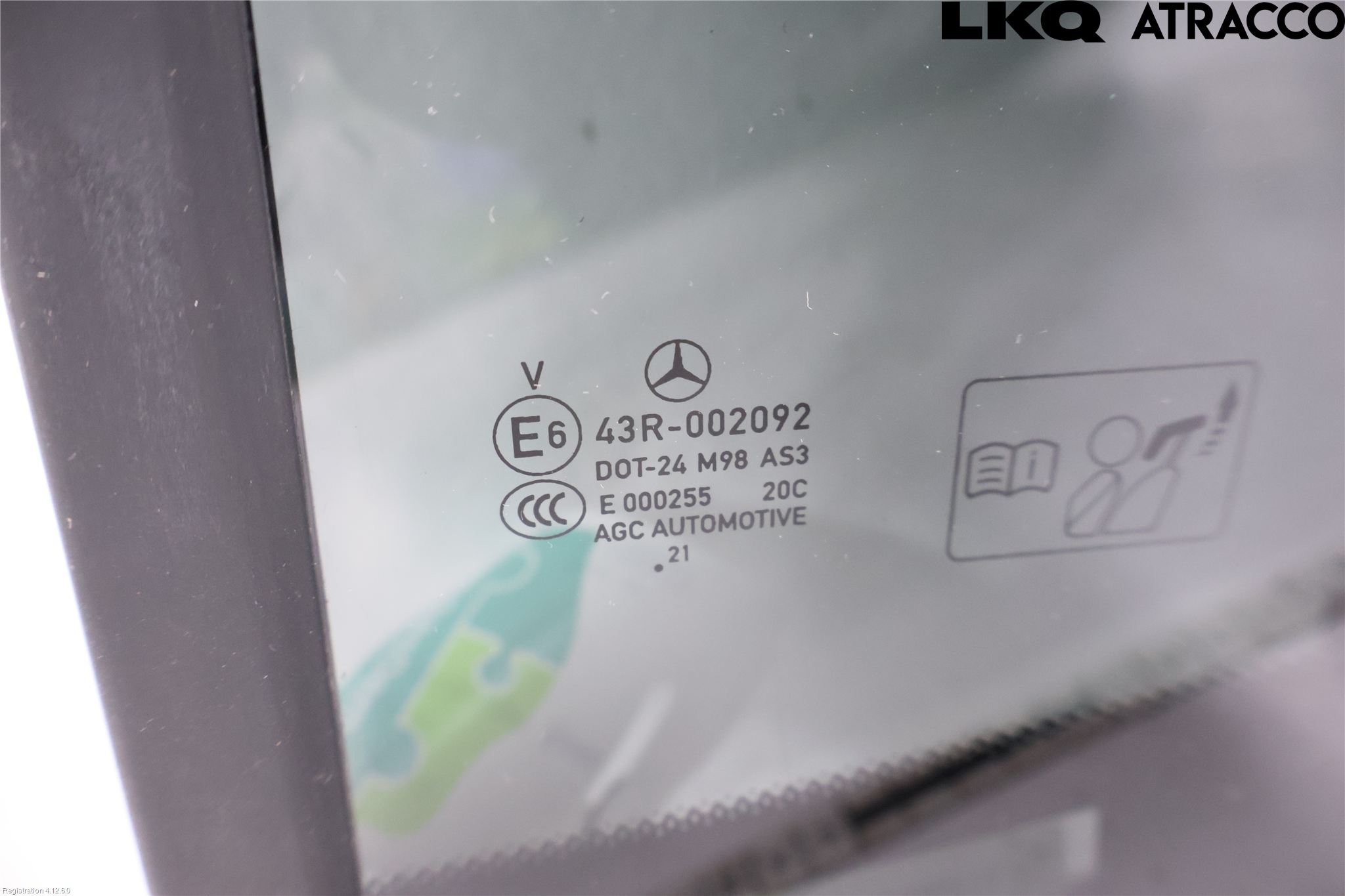 Mercedes-Benz MB EQB (X243) 22- Dørrute Bak Vens Trekant 4D