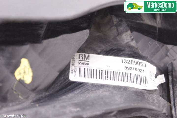Opel CORSA D 07-14 Baklykt Høyre