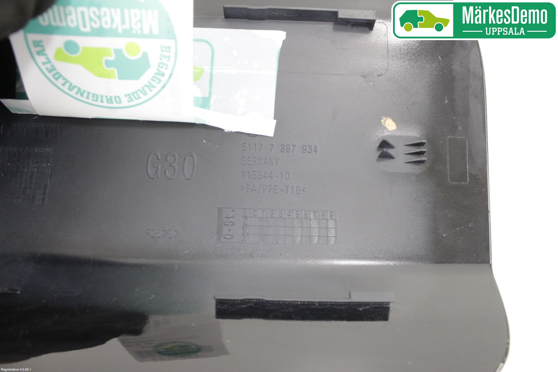 BMW 5 G30/G31/F90 17-23 Drivstoff Tankluke