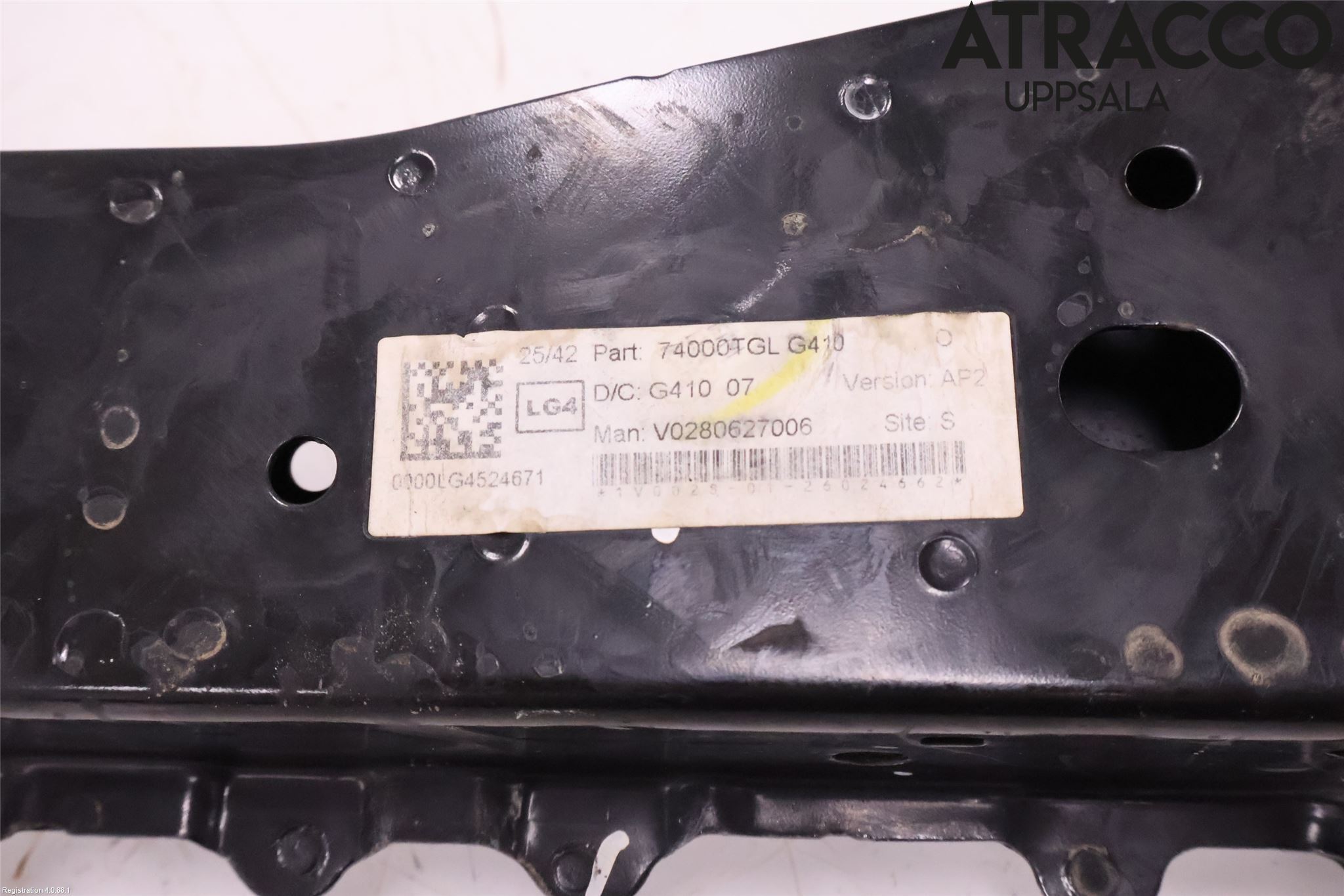 Honda CIVIC 17-22 Panserlåsplate-Bjelke