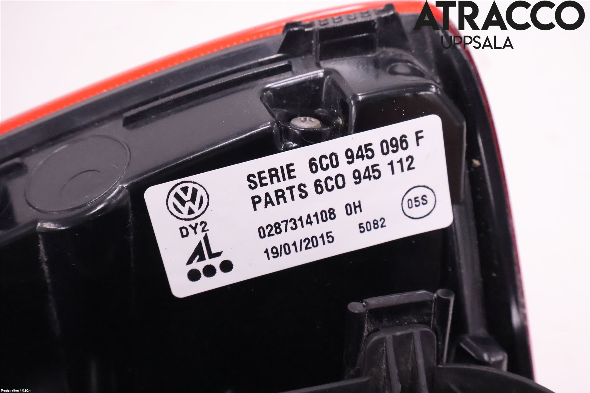 Volkswagen VW POLO 10-17 Baklykt Høyre
