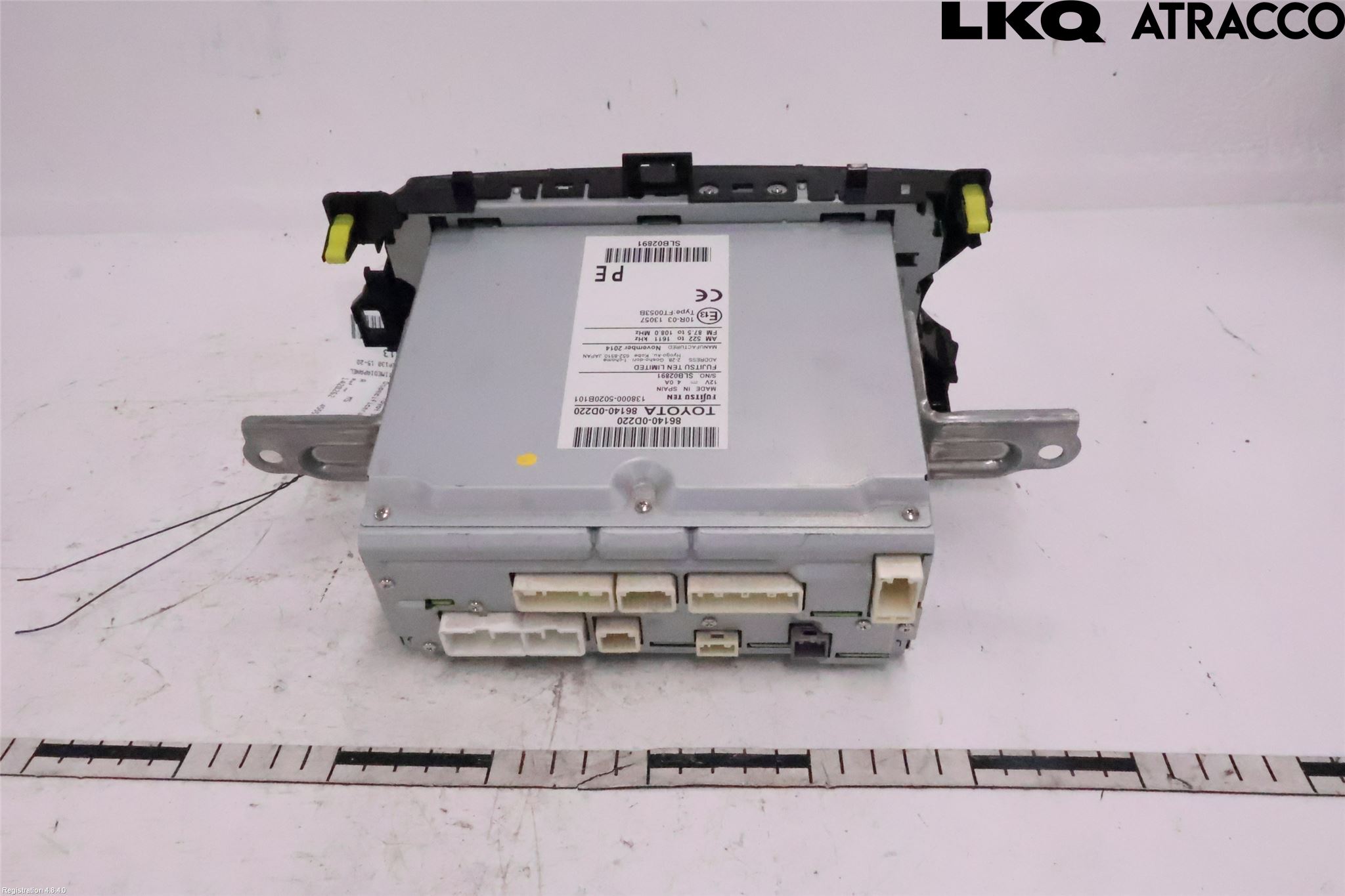 Toyota YARIS XP130 15-20 Stereo Radio Med Cd