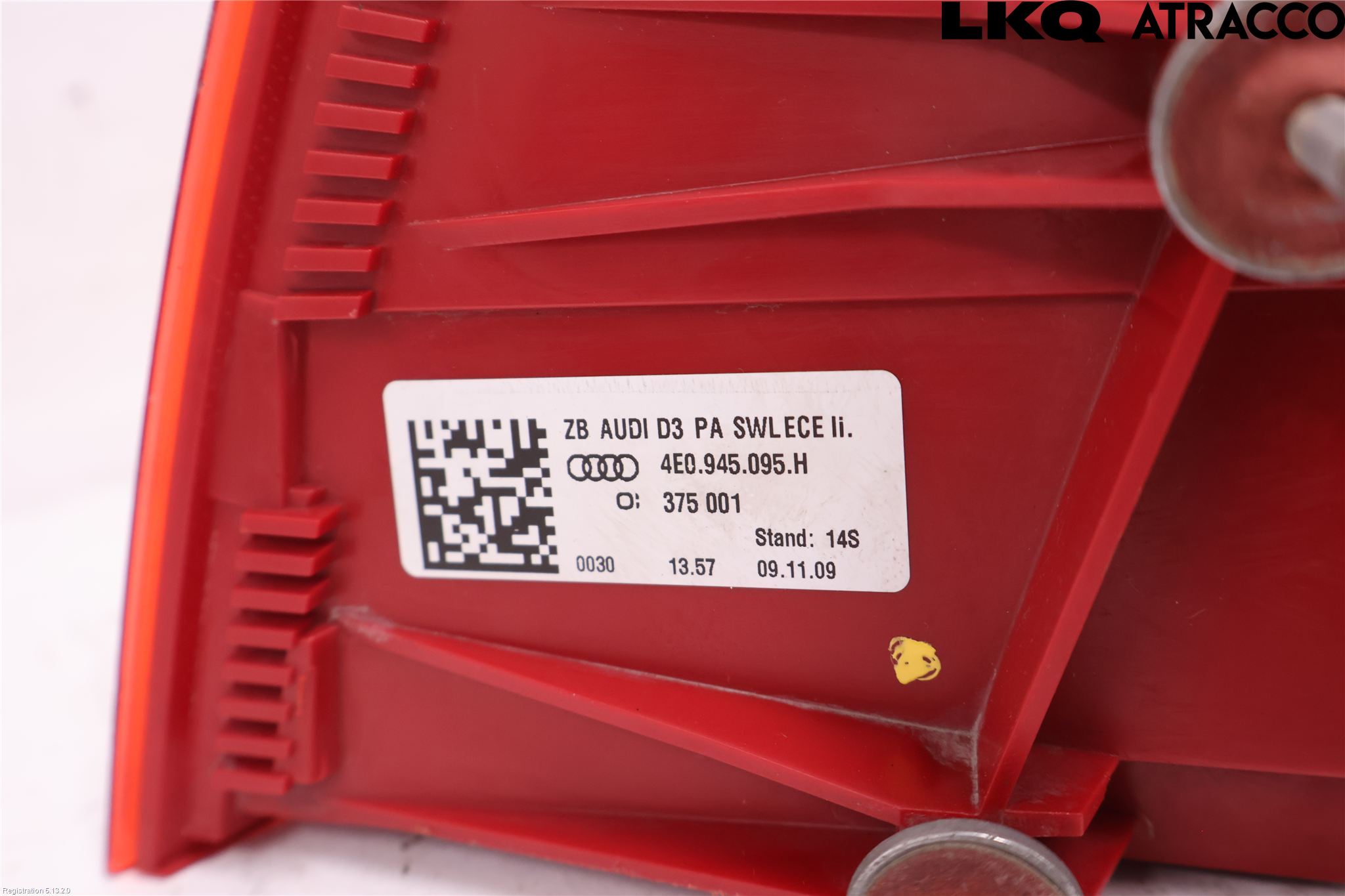 Audi A8/S8 4H 10-17 Baklykt Venstre