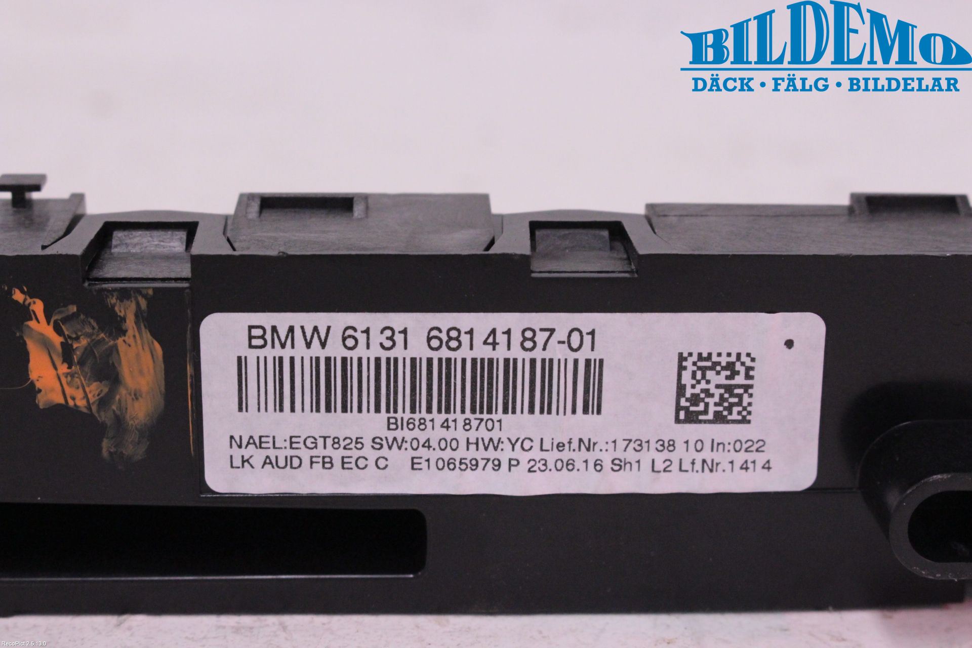 BMW 1 F20/F21 11-19 Stereo Radio Med Cd