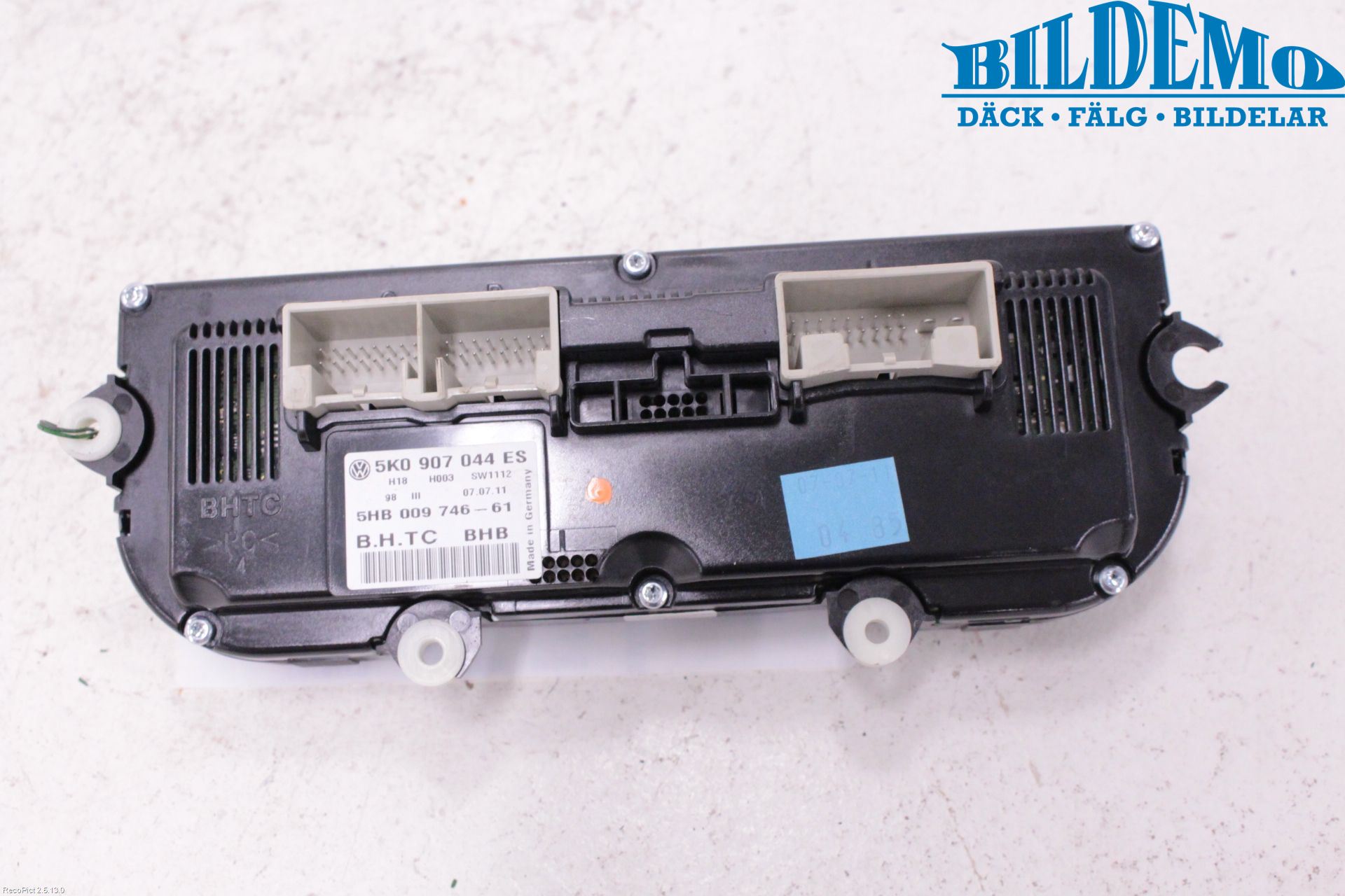 Volkswagen VW PASSAT 11-14 Varme Ac Betjening-Display