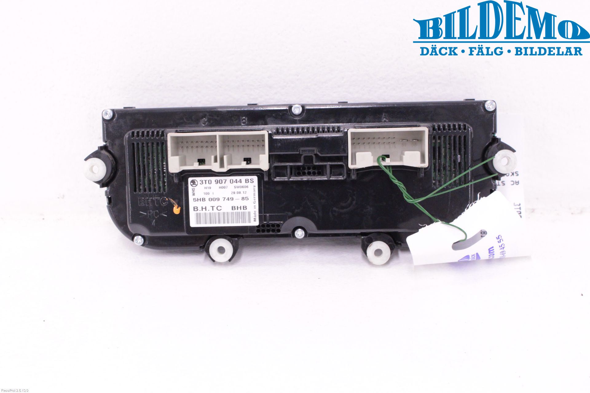Skoda OCTAVIA (1Z) 05-13 Varme Ac Betjening-Display