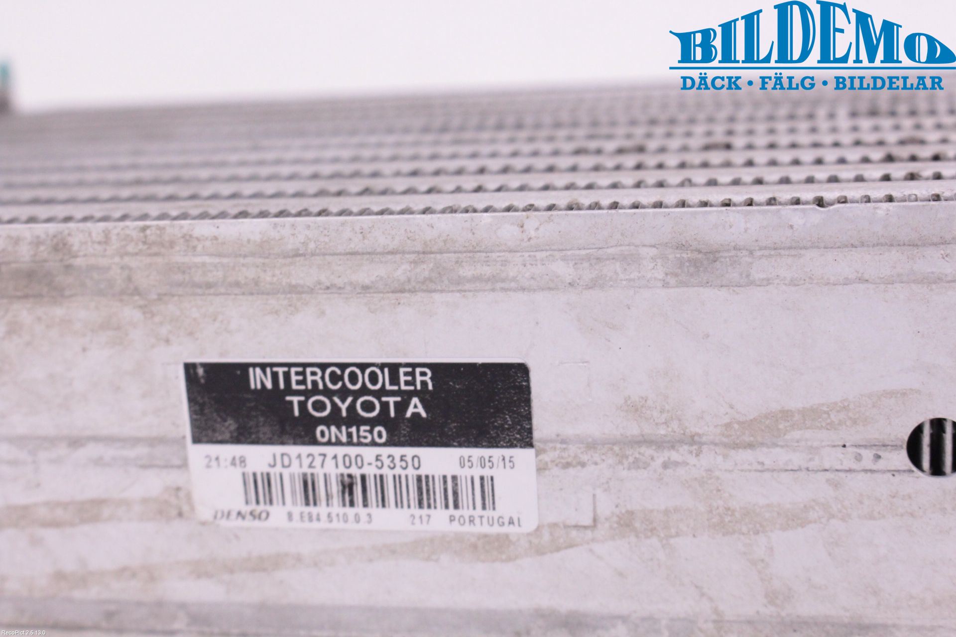 Toyota AURIS 10-12 Intercooler Radiator