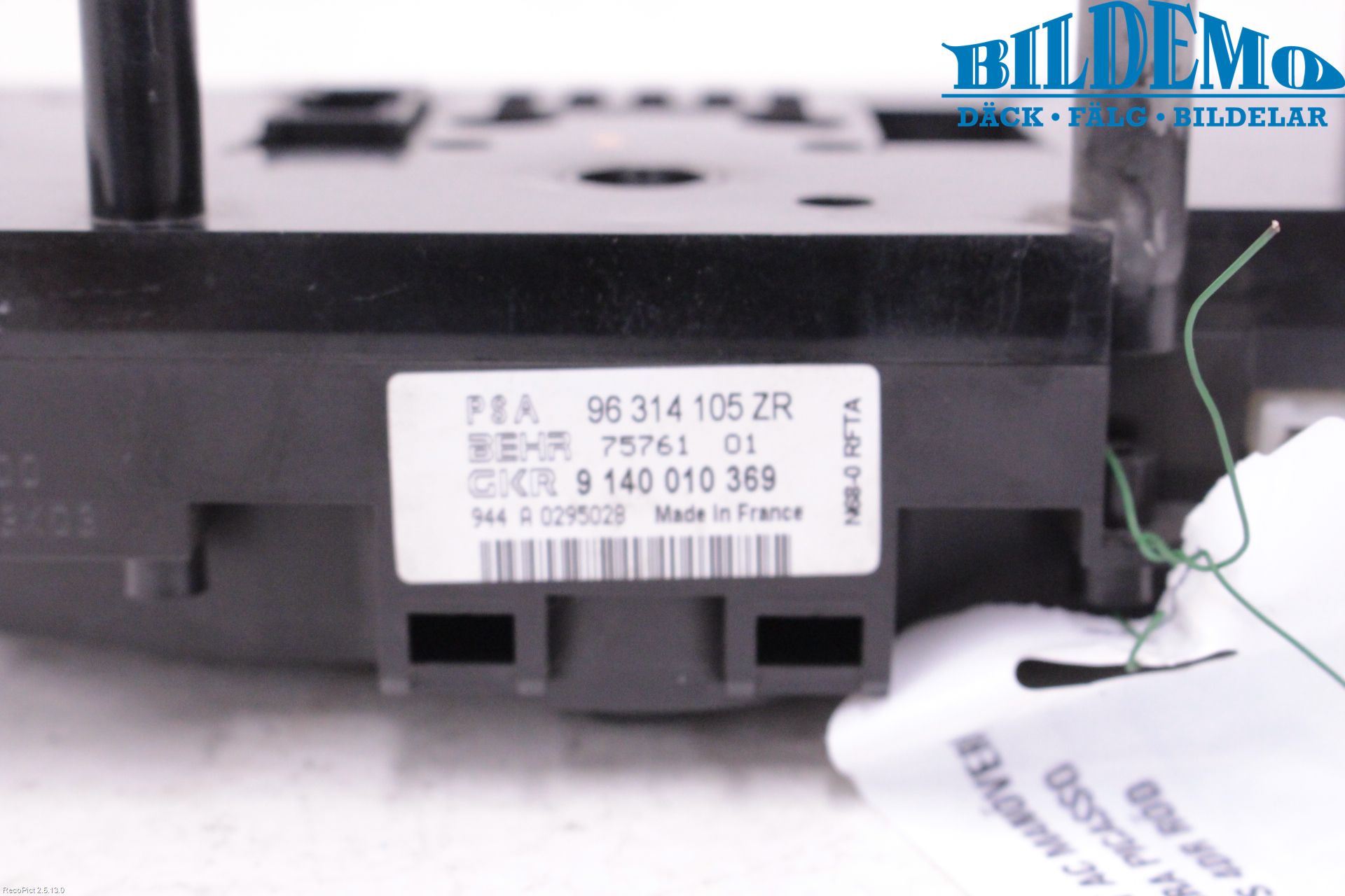 Citroen XSARA PICASSO Varme Ac Betjening-Display