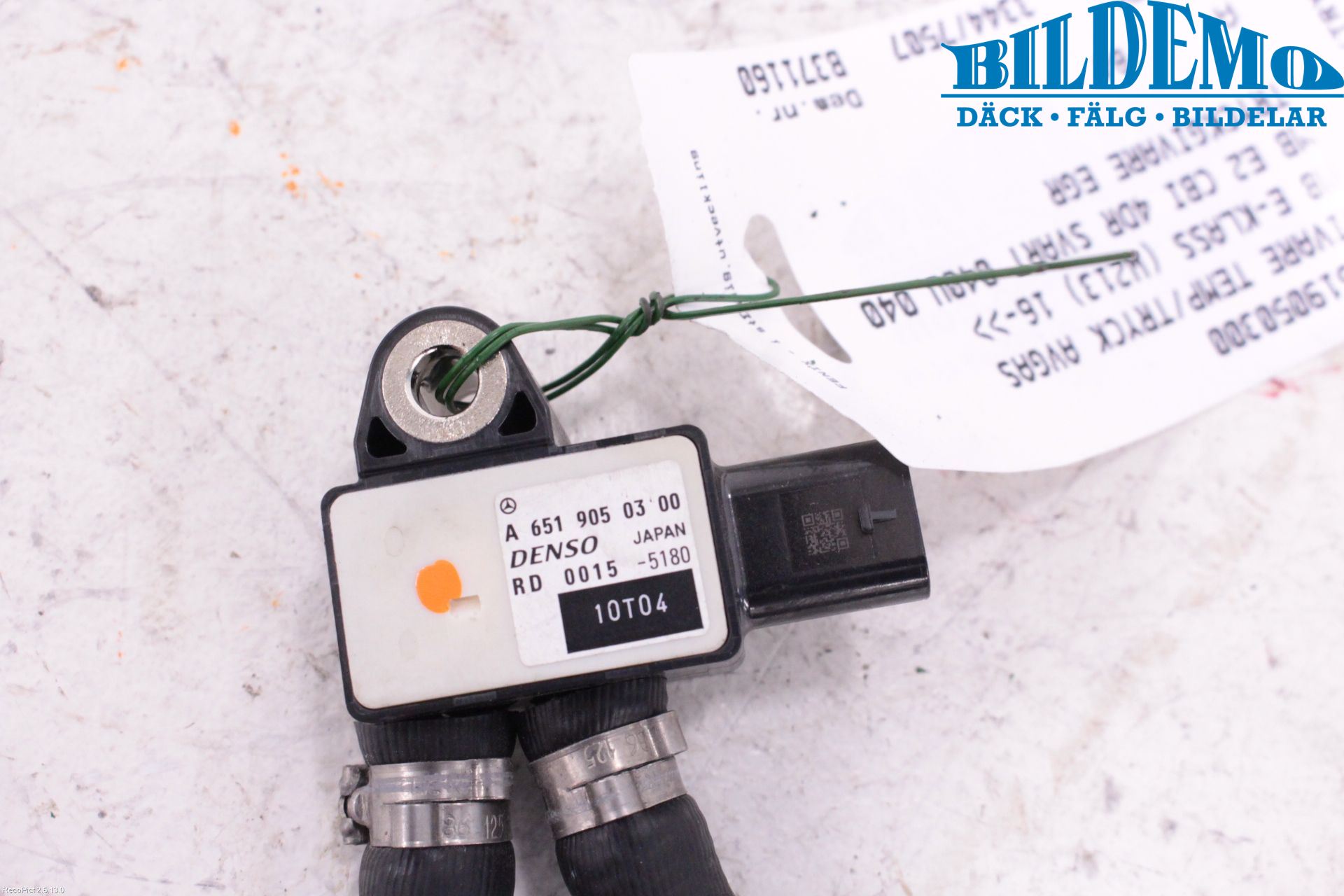 Mercedes-Benz MB E-KLASS (W213) 16-23 Sensor Temp-Trykk Avgass