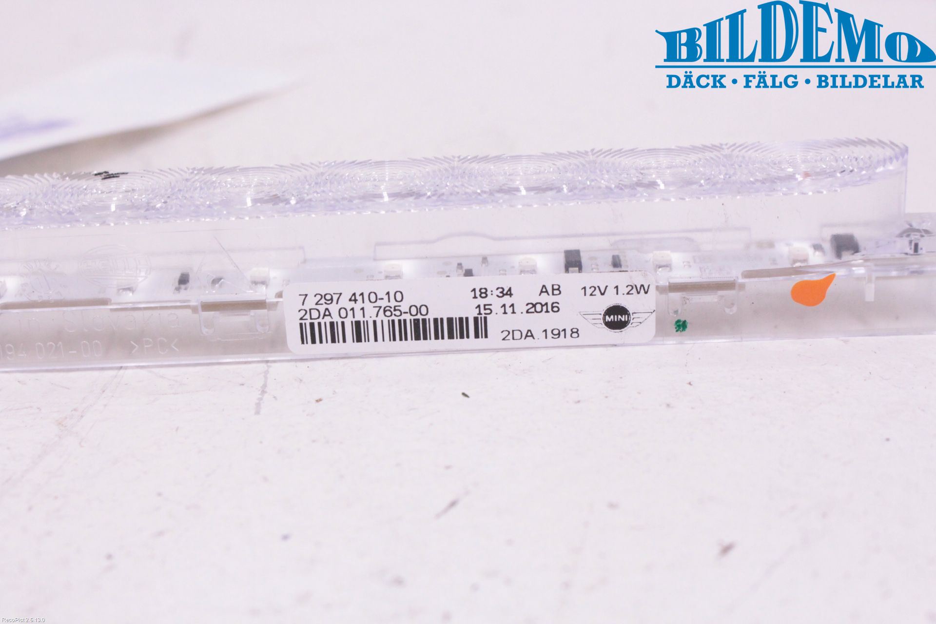 Mini ONE/COOPER 5DR F55 14-24 Bremselys Bakrute