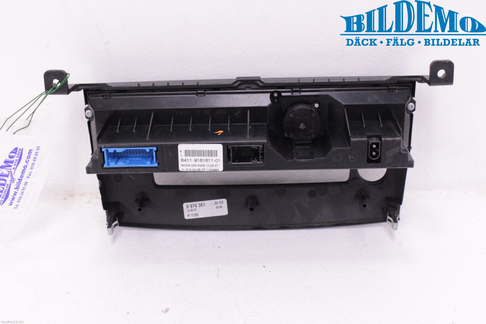 BMW 5 E60/61 Sed/Tou 02-10 Varme Ac Betjening-Display
