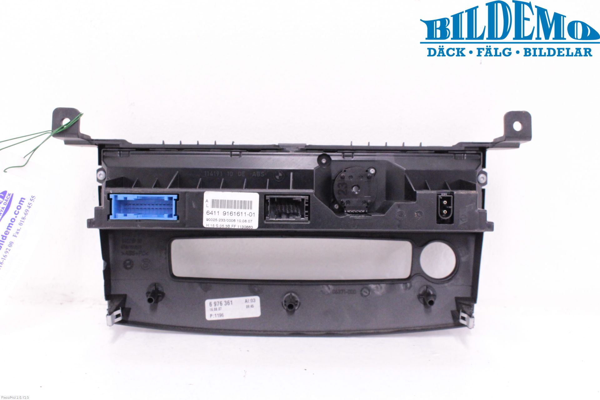 BMW 5 E60/61 Sed/Tou 02-10 Varme Ac Betjening-Display