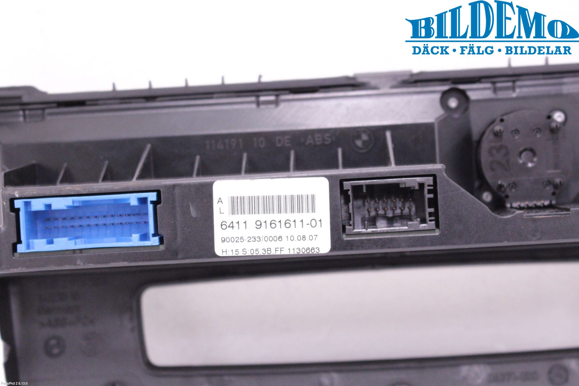 BMW 5 E60/61 Sed/Tou 02-10 Varme Ac Betjening-Display