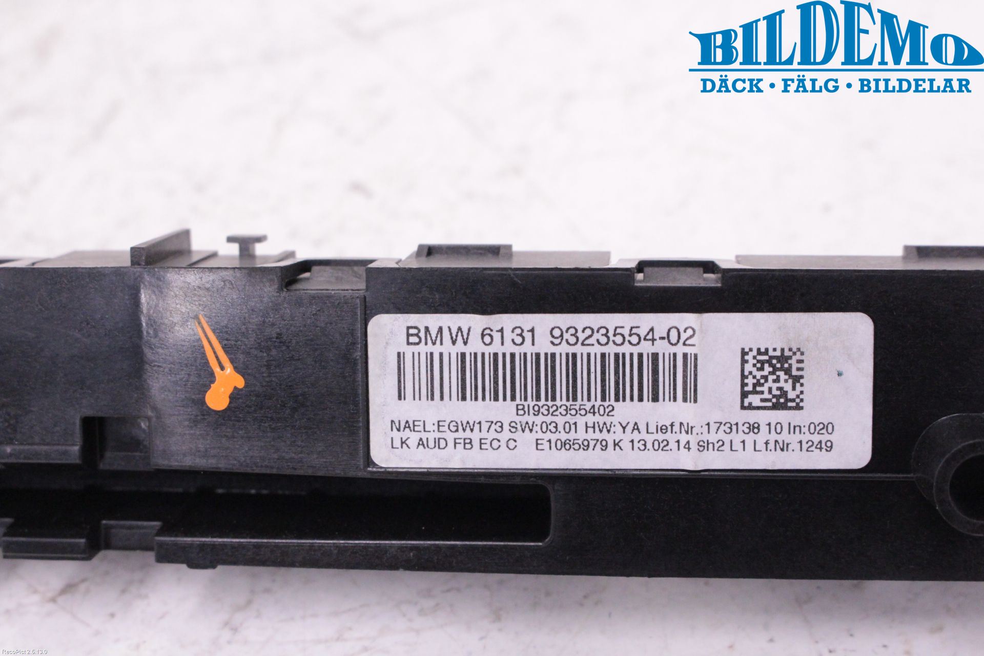 BMW 3 GT F34 13-19 Stereo Radio Med Cd