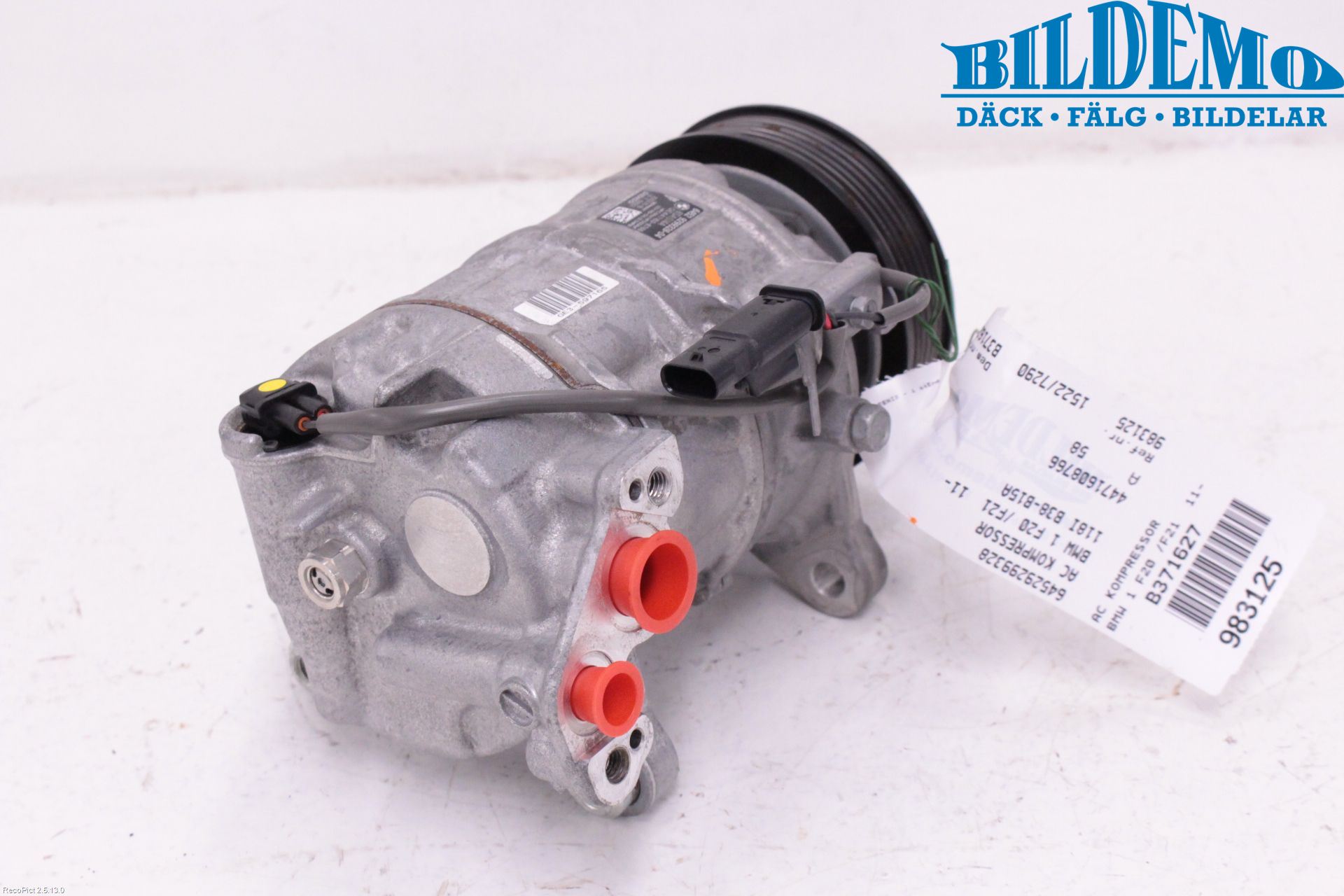 BMW 1 F20/F21 11-19 Varme Ac Kompressor