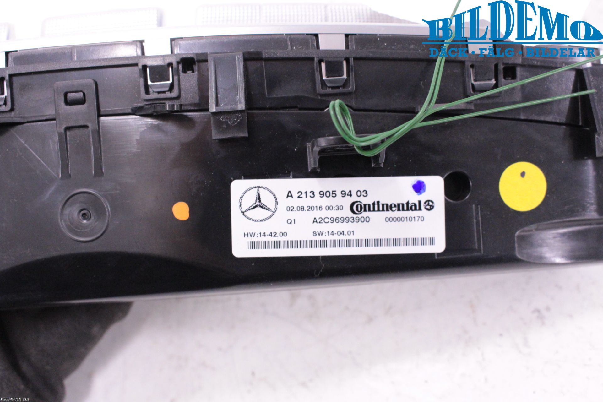Mercedes-Benz MB E-KLASS (W213) 16-23 Varme Ac Betjening-Display