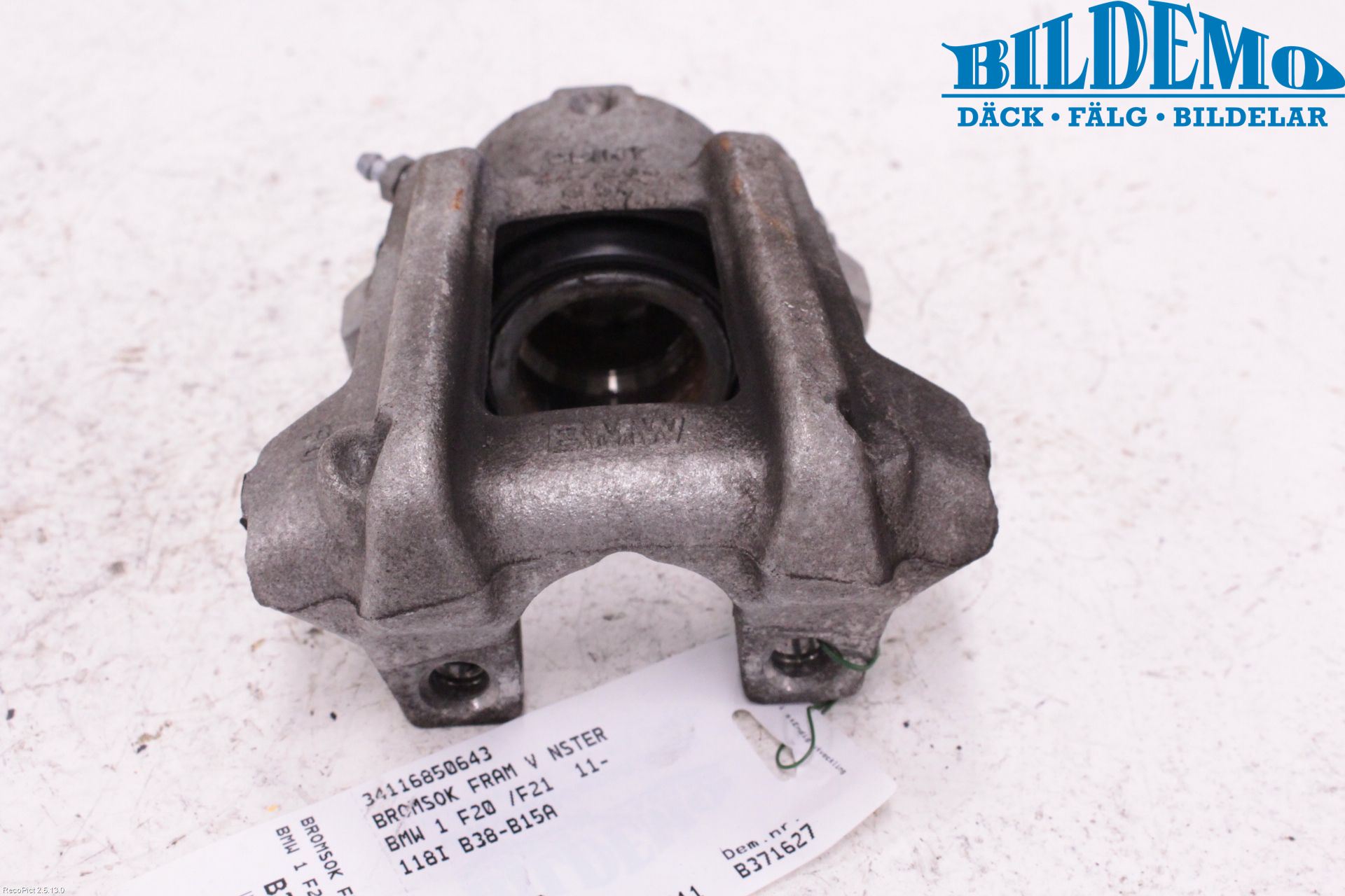 BMW 1 F20/F21 11-19 Bremsecaliper Foran Venstre