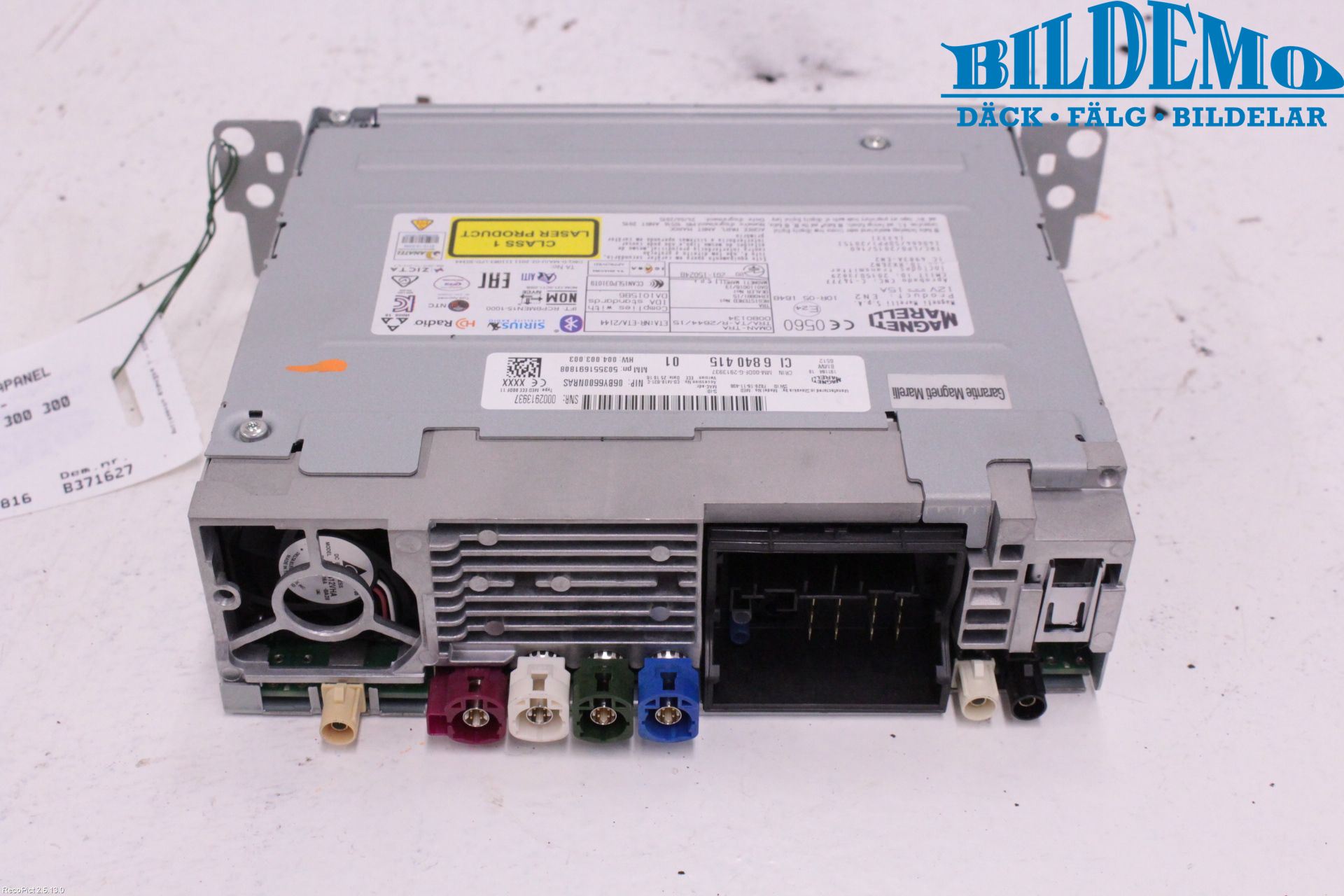 BMW 1 F20/F21 11-19 Stereo Radio Med Cd