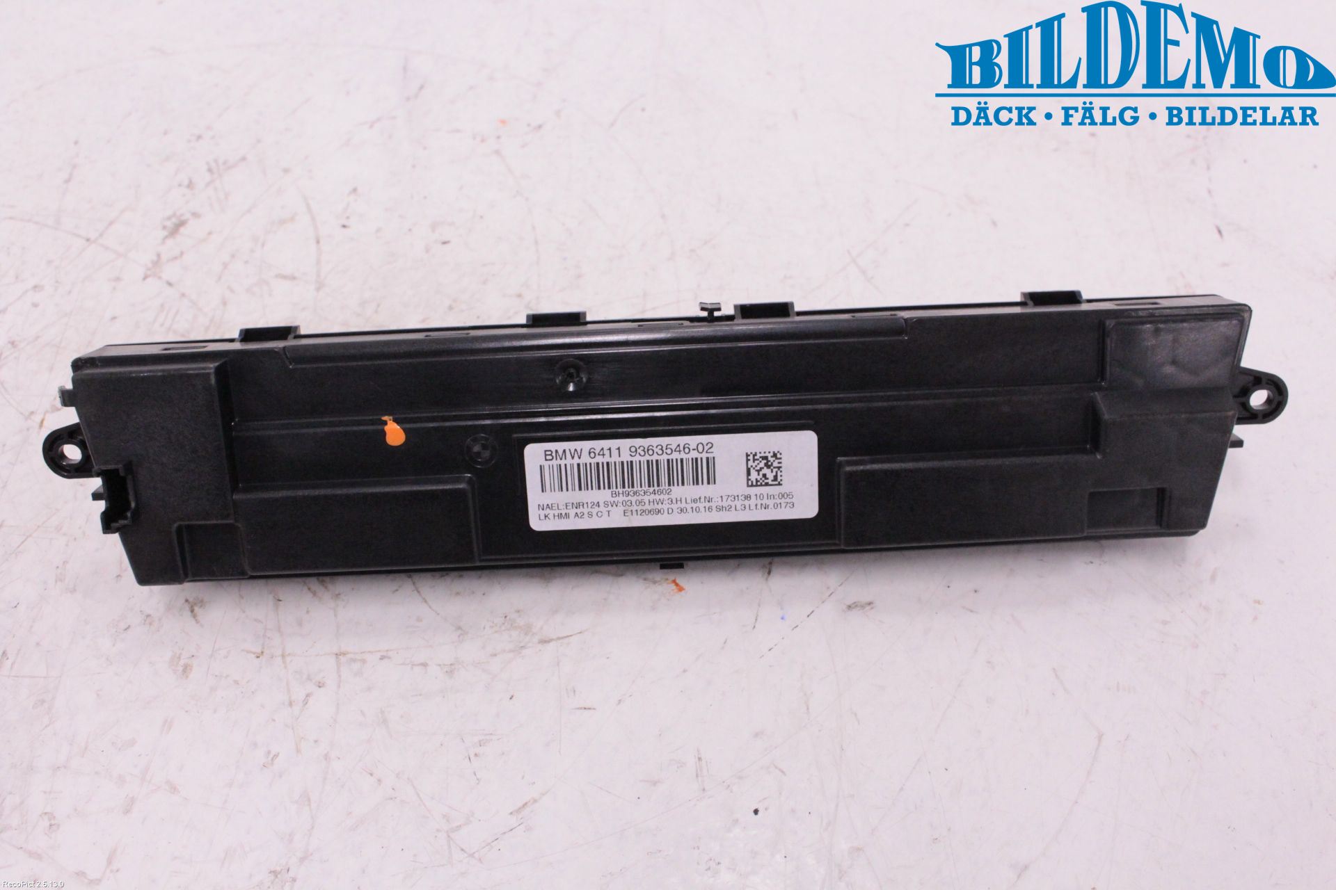 BMW 1 F20/F21 11-19 Varme Ac Betjening-Display