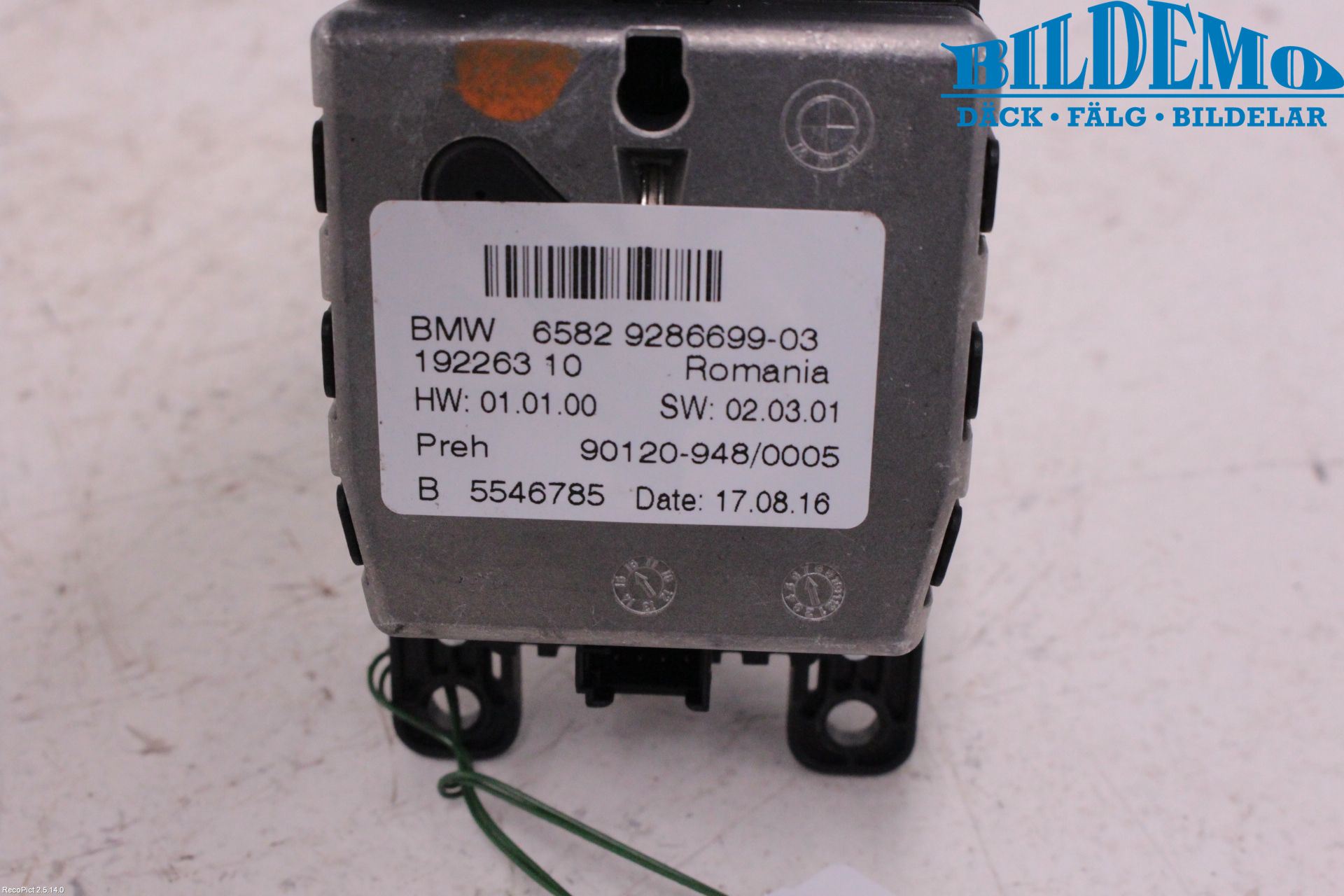 BMW 5 F10/F11/F18 09-17 Bryter Multifunksjon