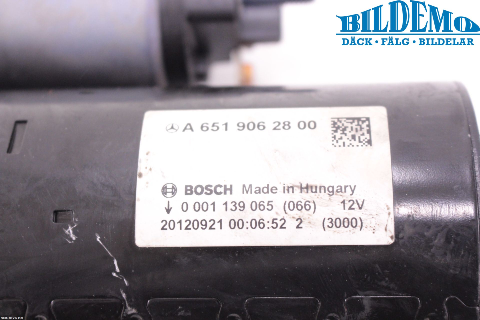 Mercedes-Benz MB C-KLASS (W204) 07-15 Startmotor Diesel