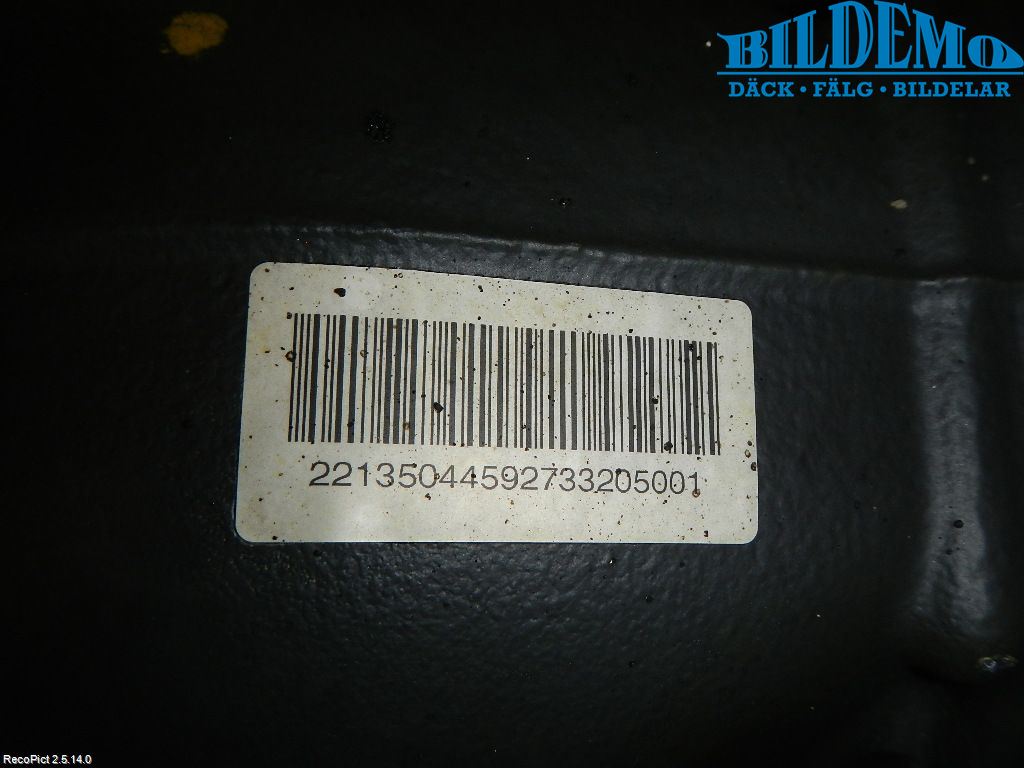 Mercedes-Benz MB S-KLASS (W221) 05-13 Bakaksel Kardang Bak -Diff