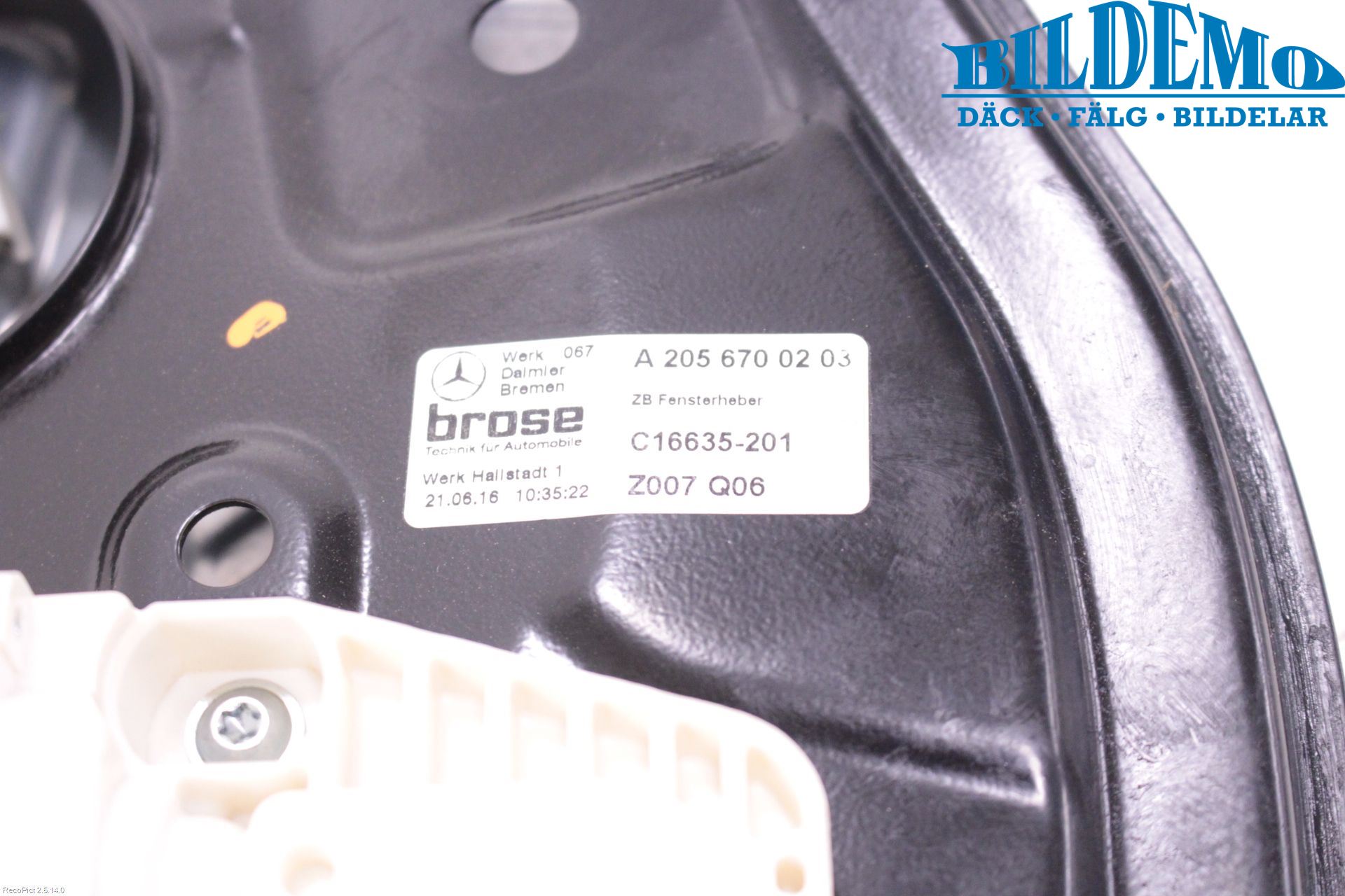 Mercedes-Benz MB C-KLASS (W205) 14-21 Vindusheis El Komp