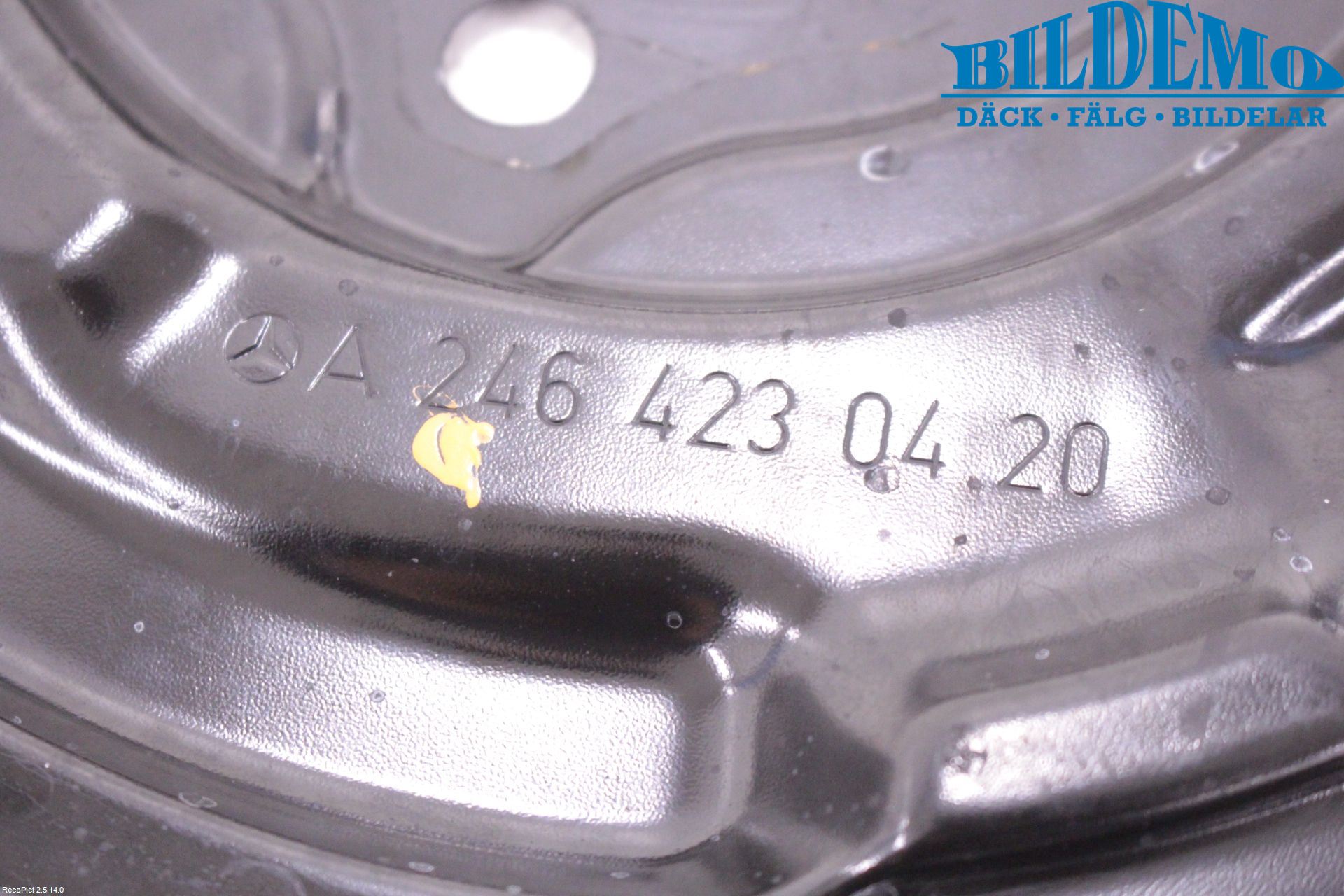 Mercedes-Benz MB A-KLASS (W176) 13-18 Bremseskjold Bak