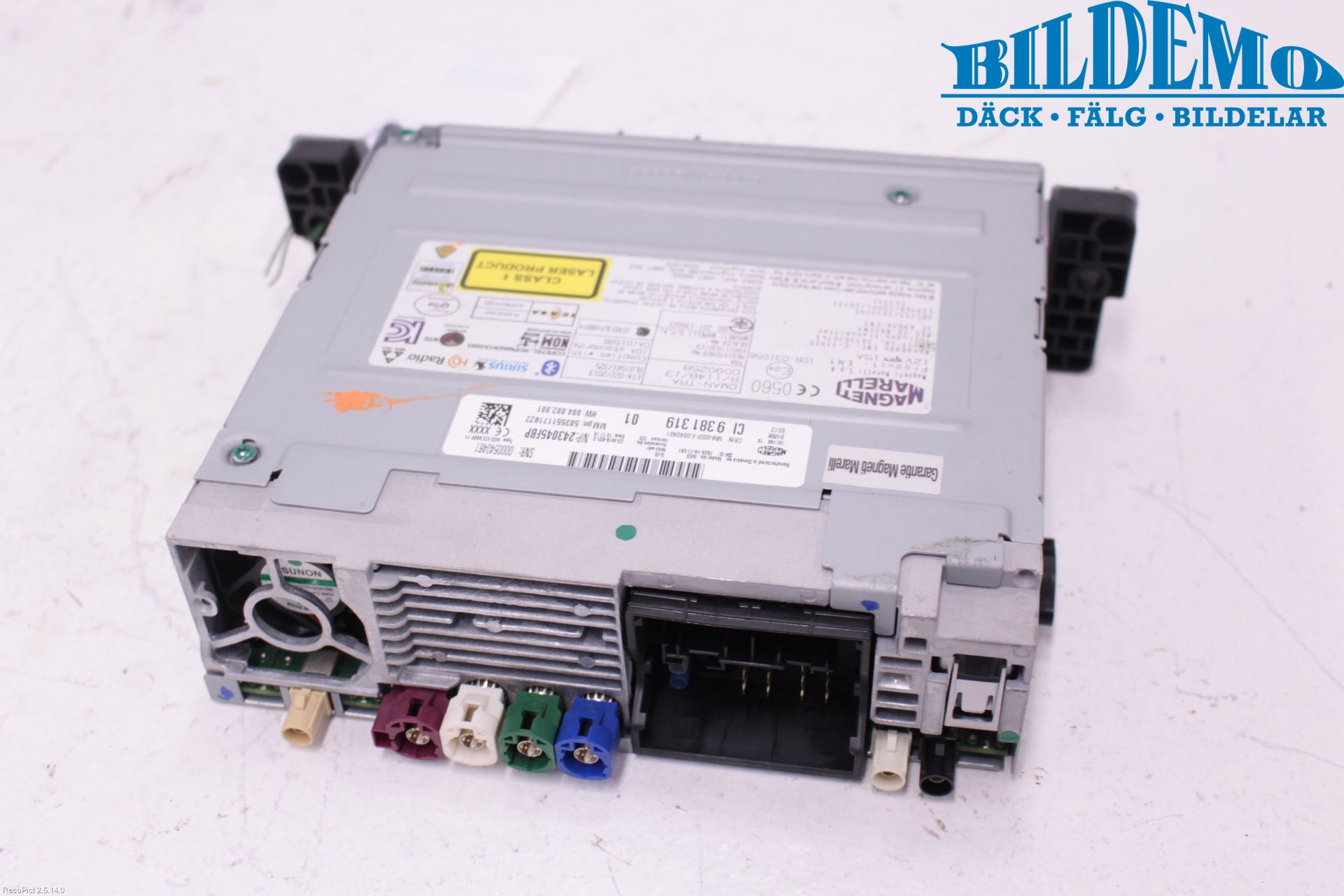 BMW 5 F10/F11/F18 09-17 Stereo Radio Med Cd