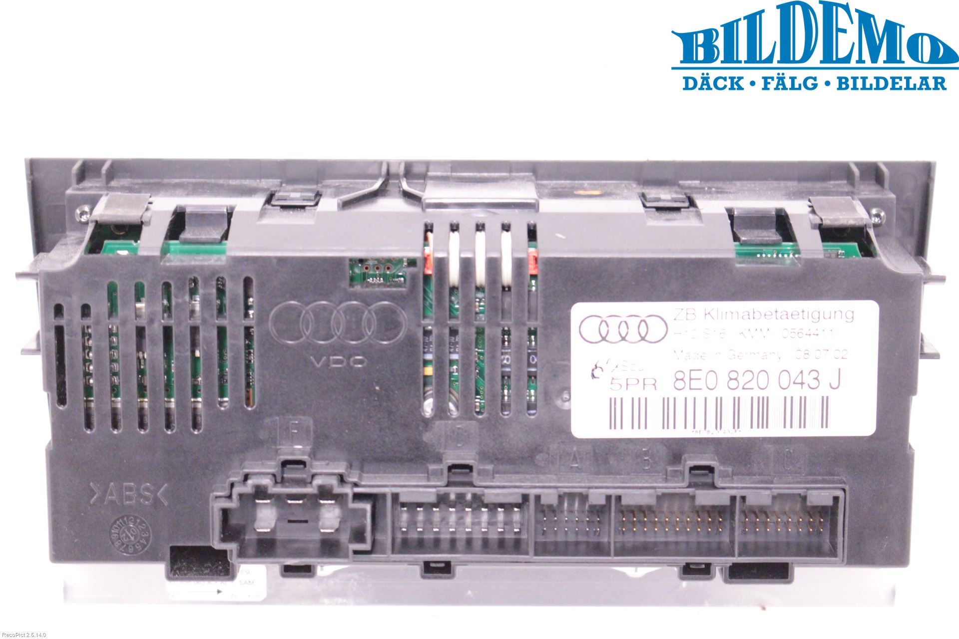 Audi A4/S4 01-05 Varme Ac Betjening-Display