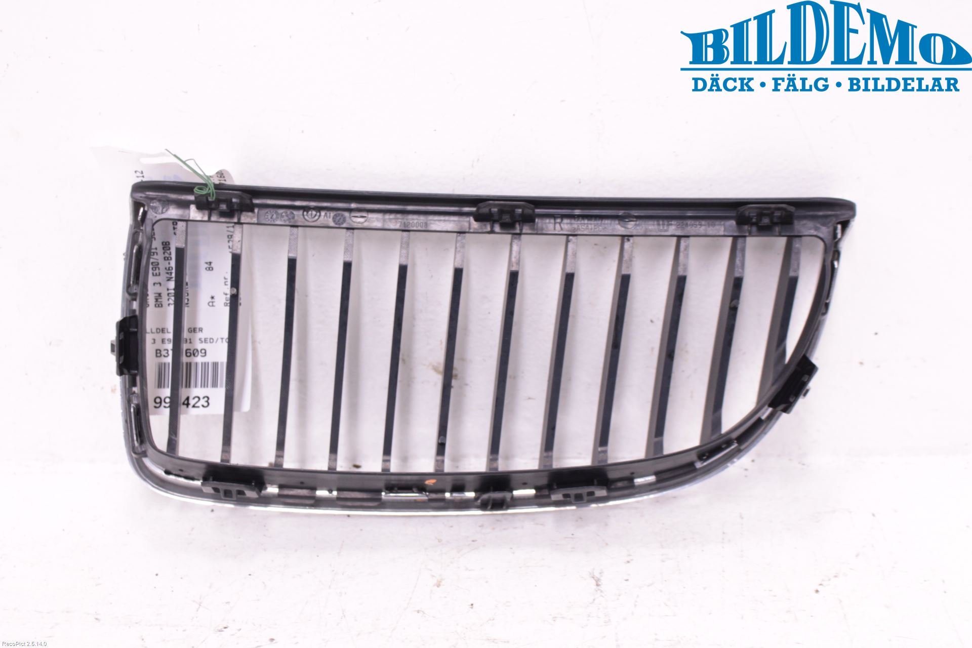 BMW 3 E90/91 SED/TOU 05-12 Grilldel Høyre
