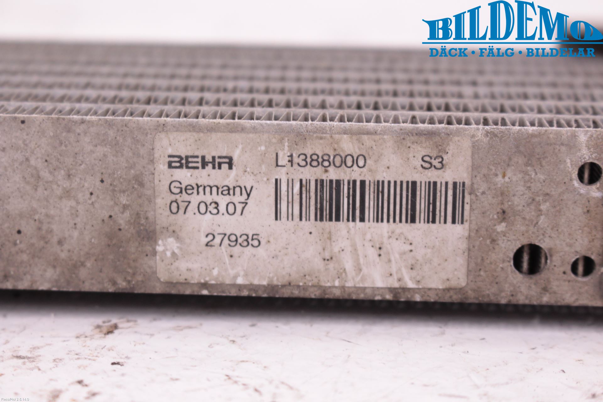 Mercedes-Benz MB B-KLASS (W245) 05-12 Radiator Oljekjøler Automatgea