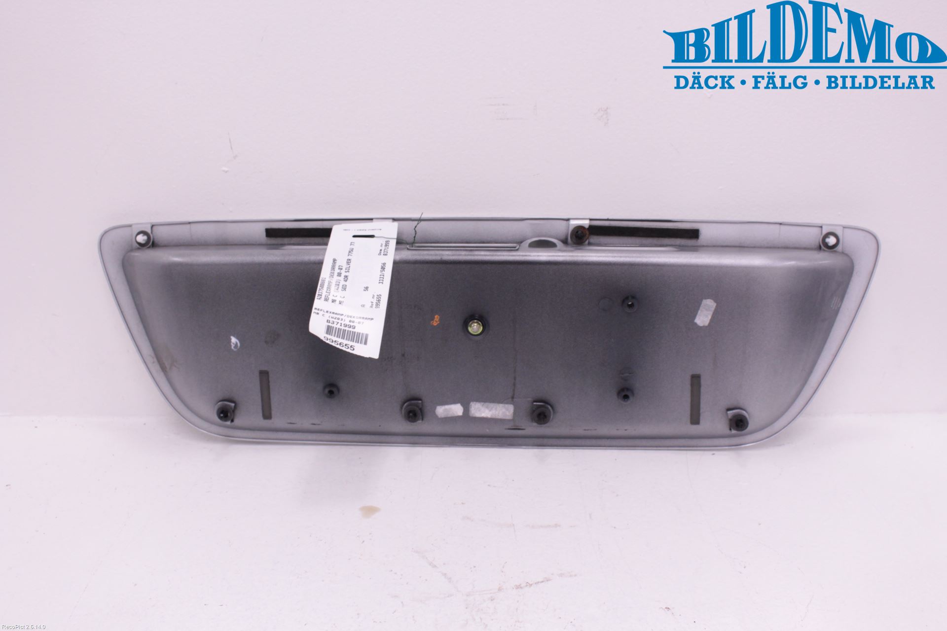 Mercedes-Benz MB C (203) 00-07 Refleksplate - Skiltplate