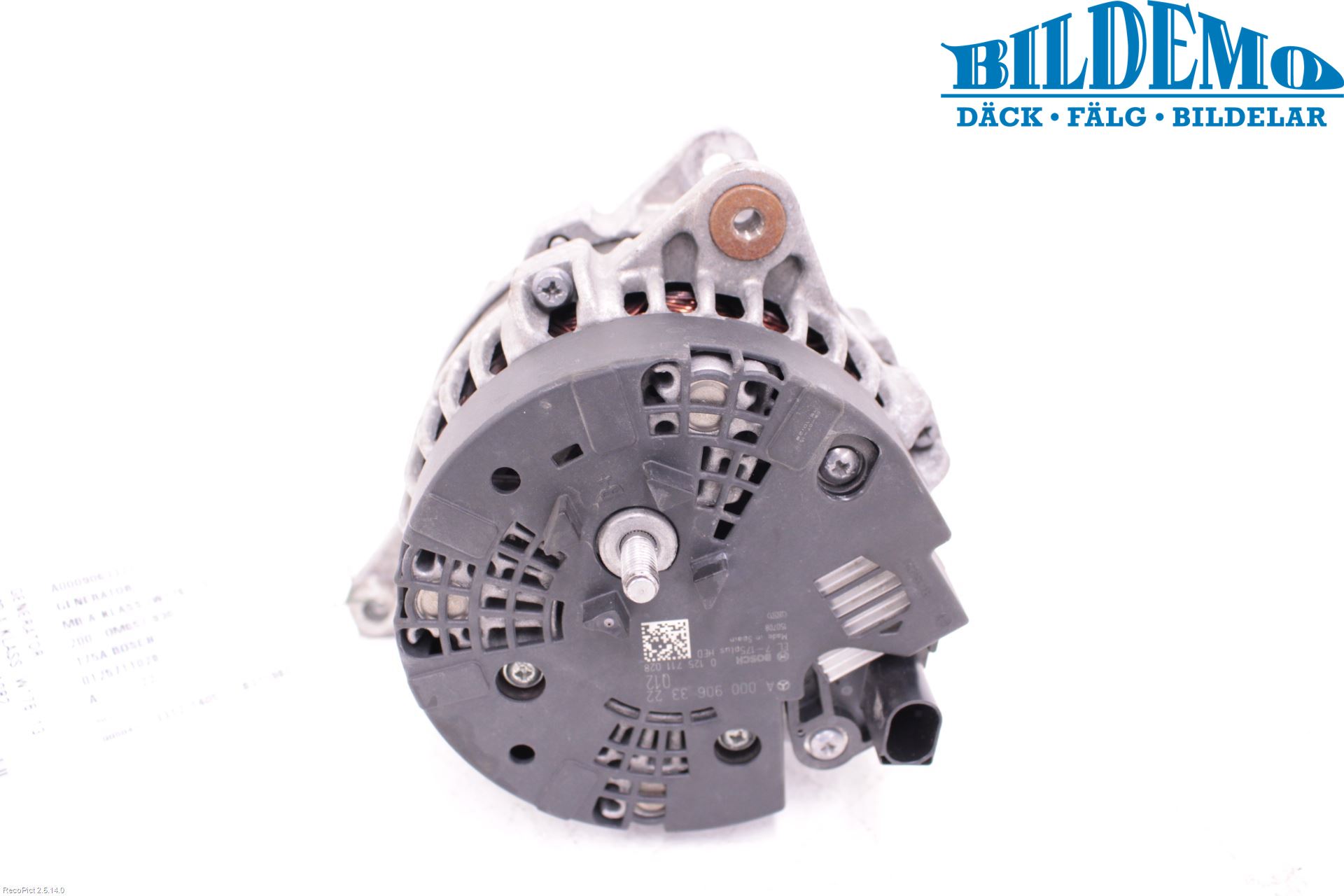 Mercedes-Benz MB A-KLASS (W176) 13-18 Dynamo