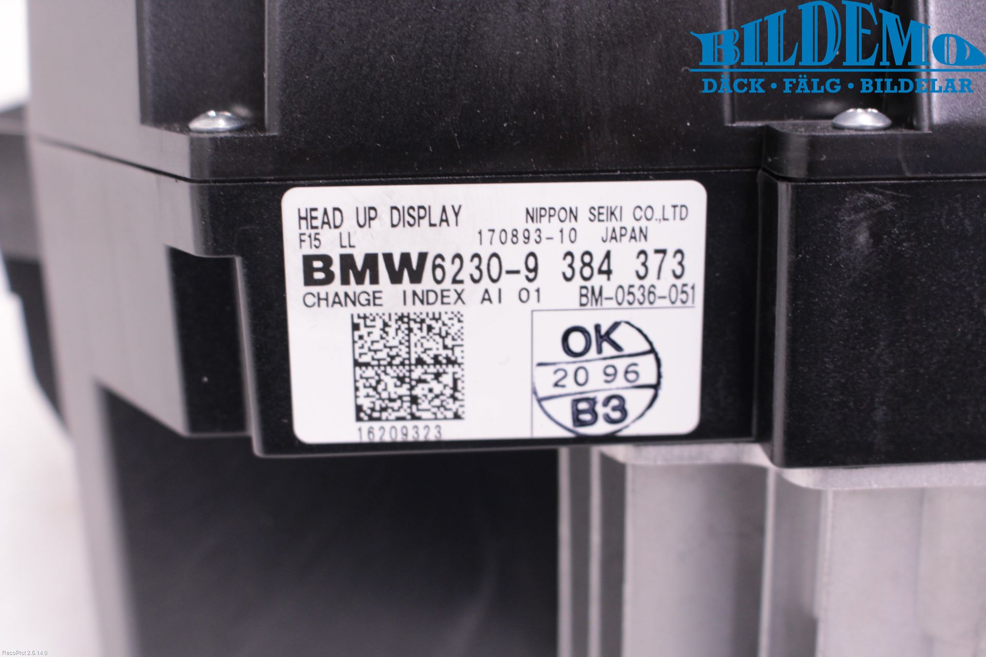 BMW X5 F15 13-18 Instr Skjerm Dvd-Gps-Ac-Tlf