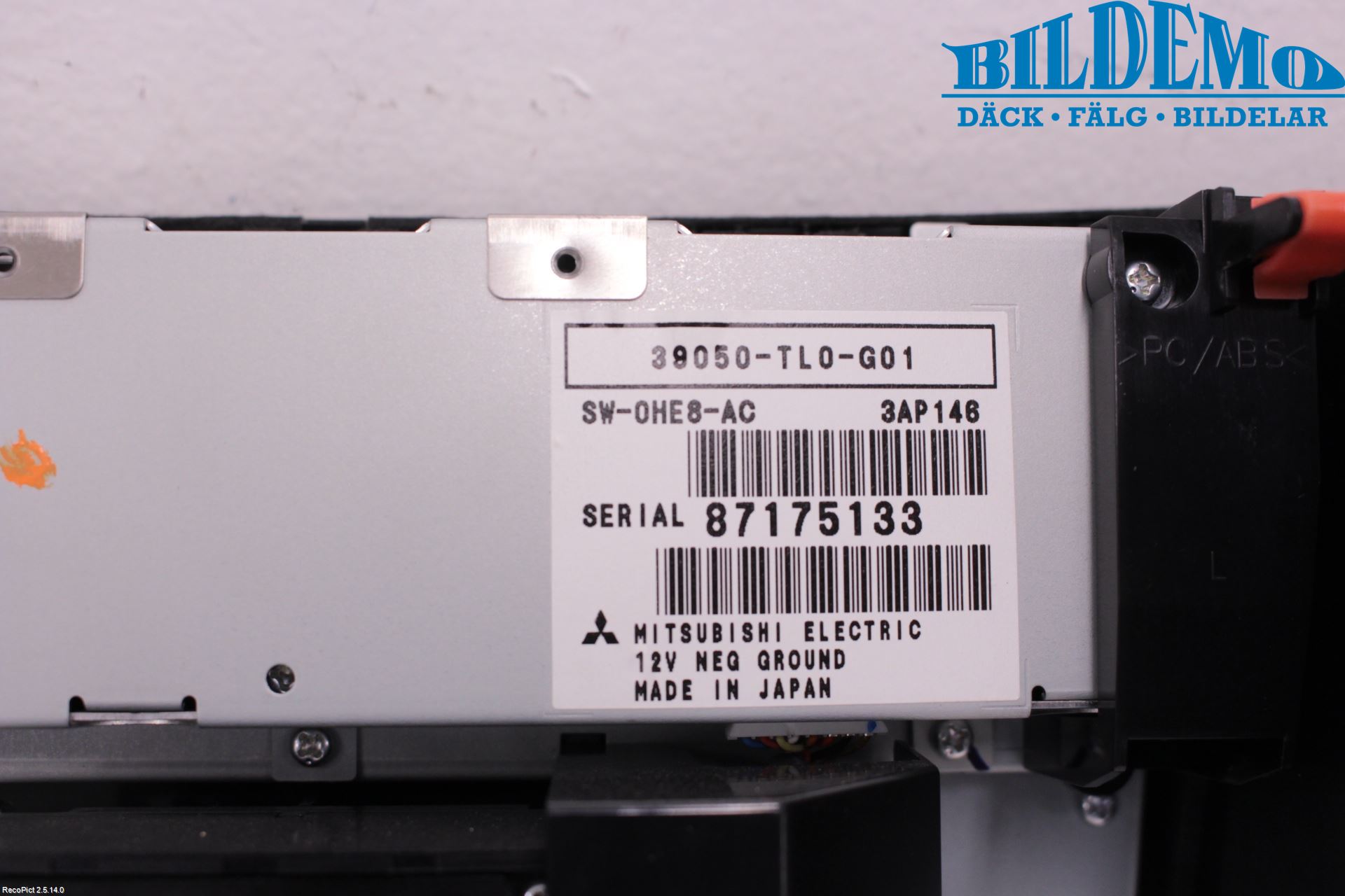 Honda ACCORD    08- Stereo Radio Med Cd