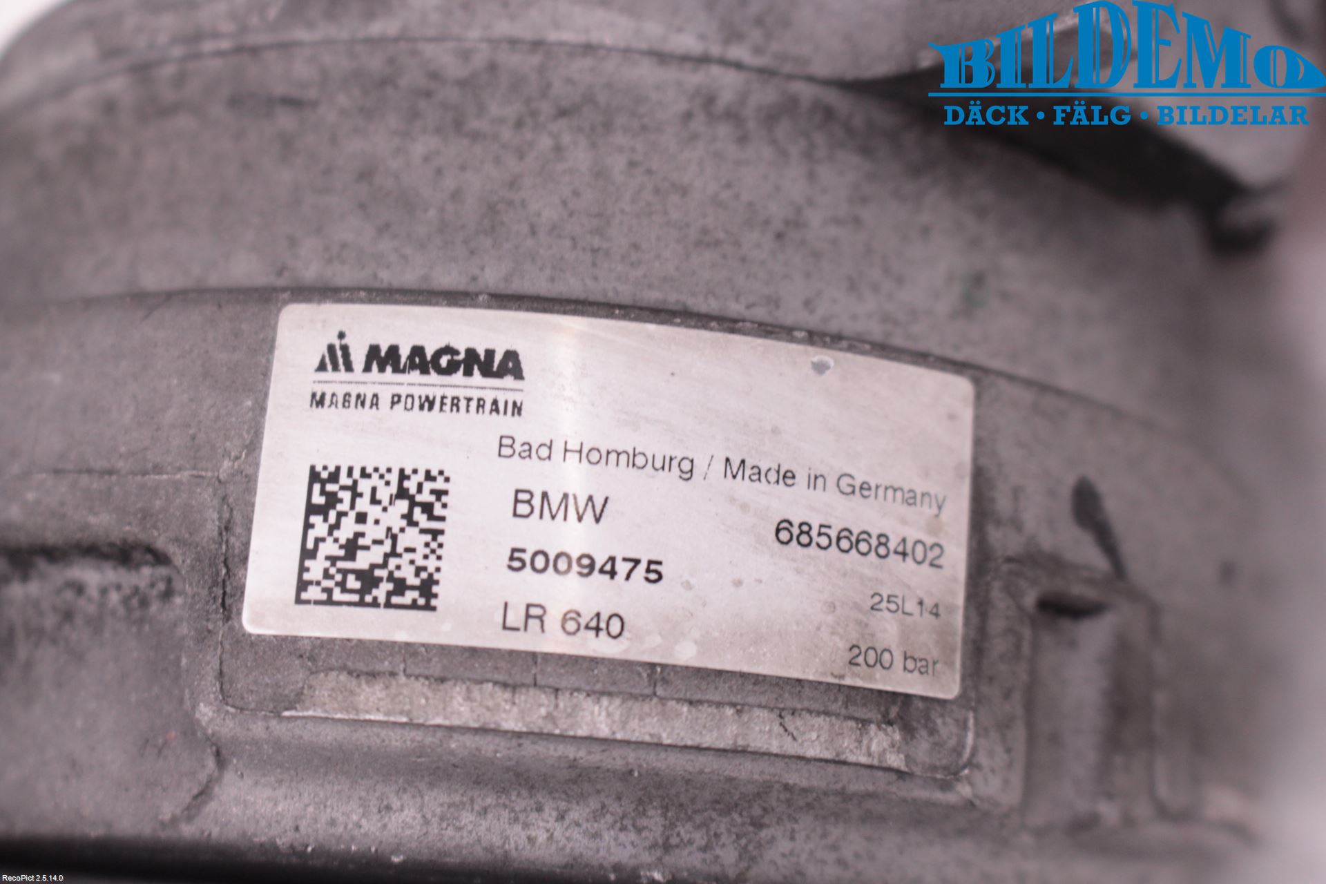 BMW X6 F16 14-19 Servo Pumpe