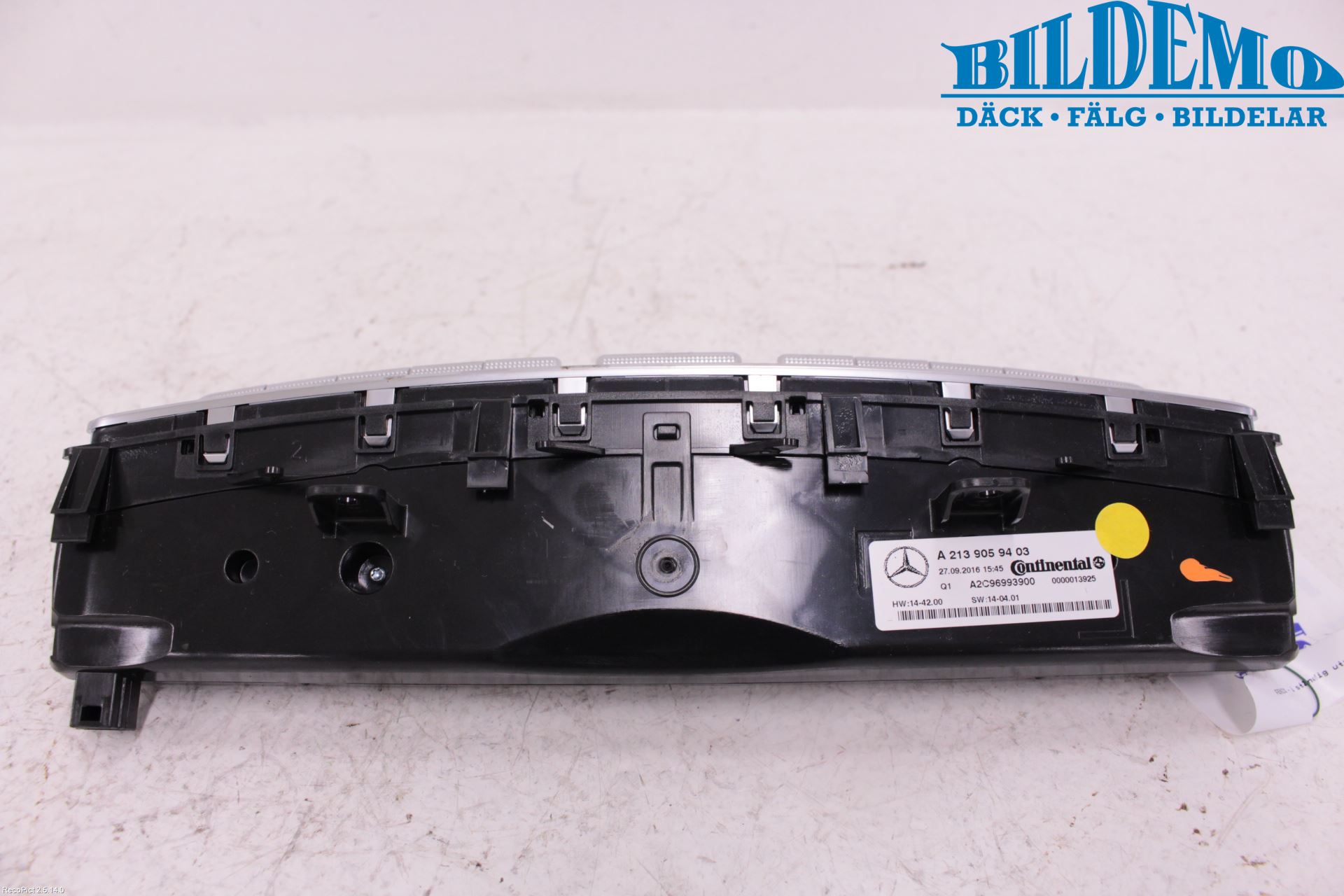 Mercedes-Benz MB E-KLASS (W213) 16-23 Varme Ac Betjening-Display