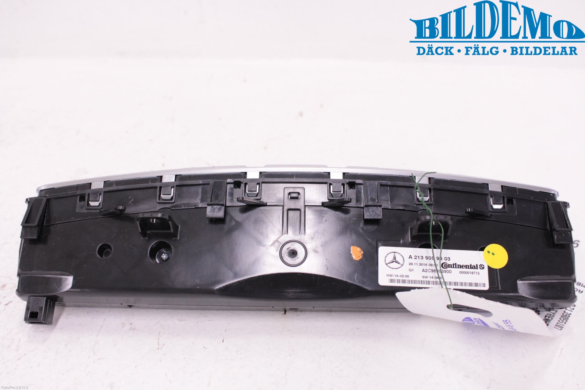 Mercedes-Benz MB E-KLASS (W213) 16-23 Varme Ac Betjening-Display