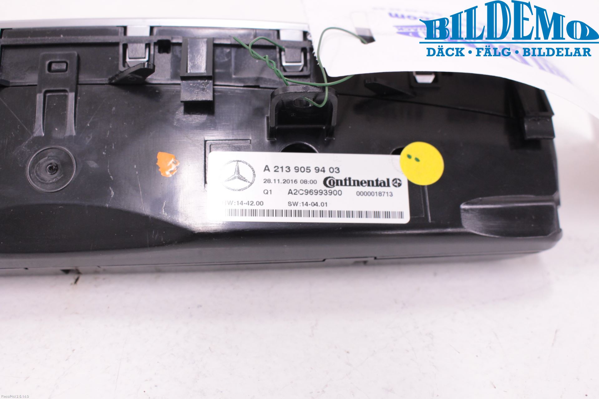 Mercedes-Benz MB E-KLASS (W213) 16-23 Varme Ac Betjening-Display
