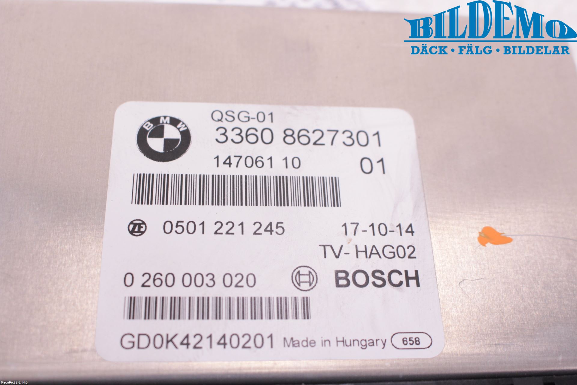 BMW X6 F16 14-19 Styreenhet Øvrig