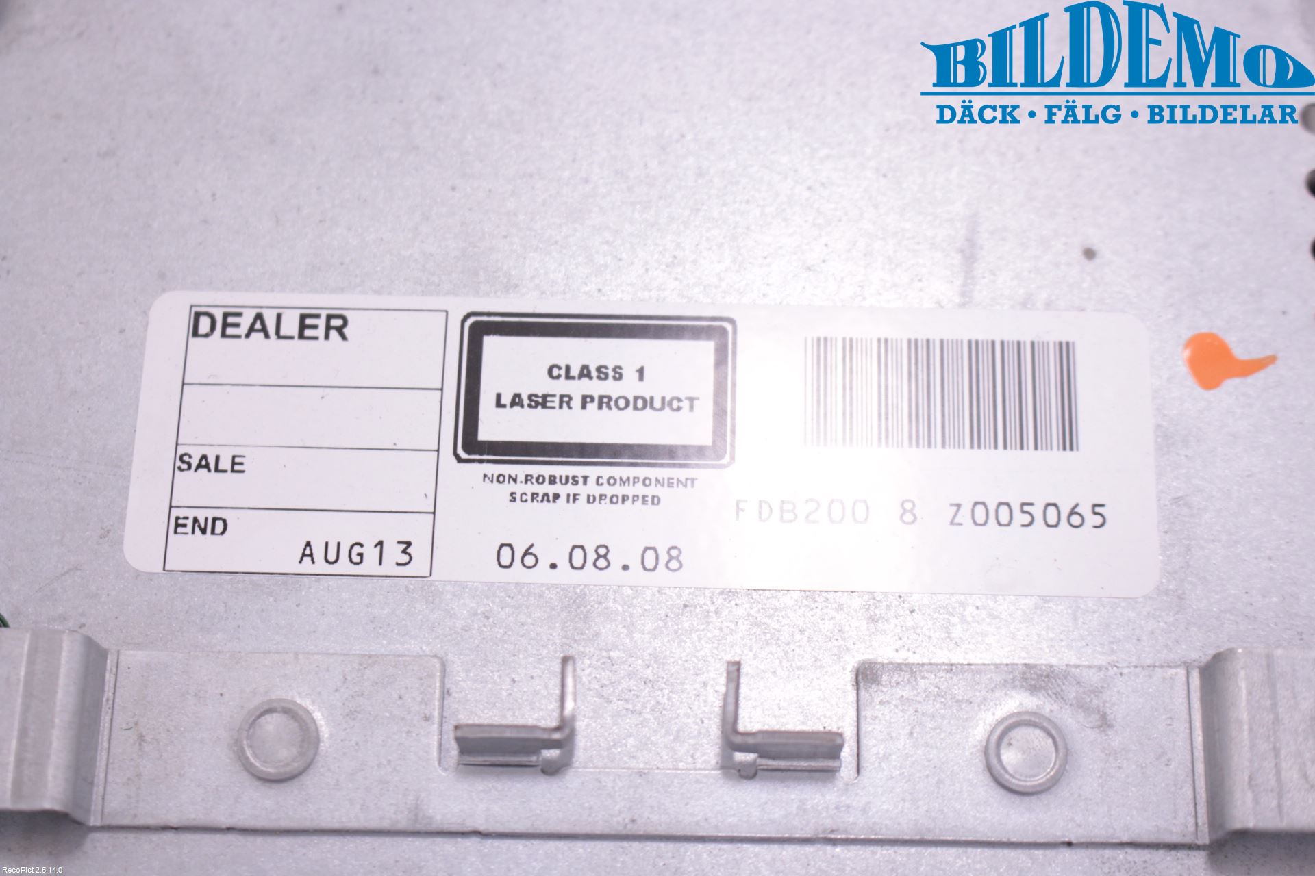 Ford FIESTA 09-12 Stereo Radio Med Cd