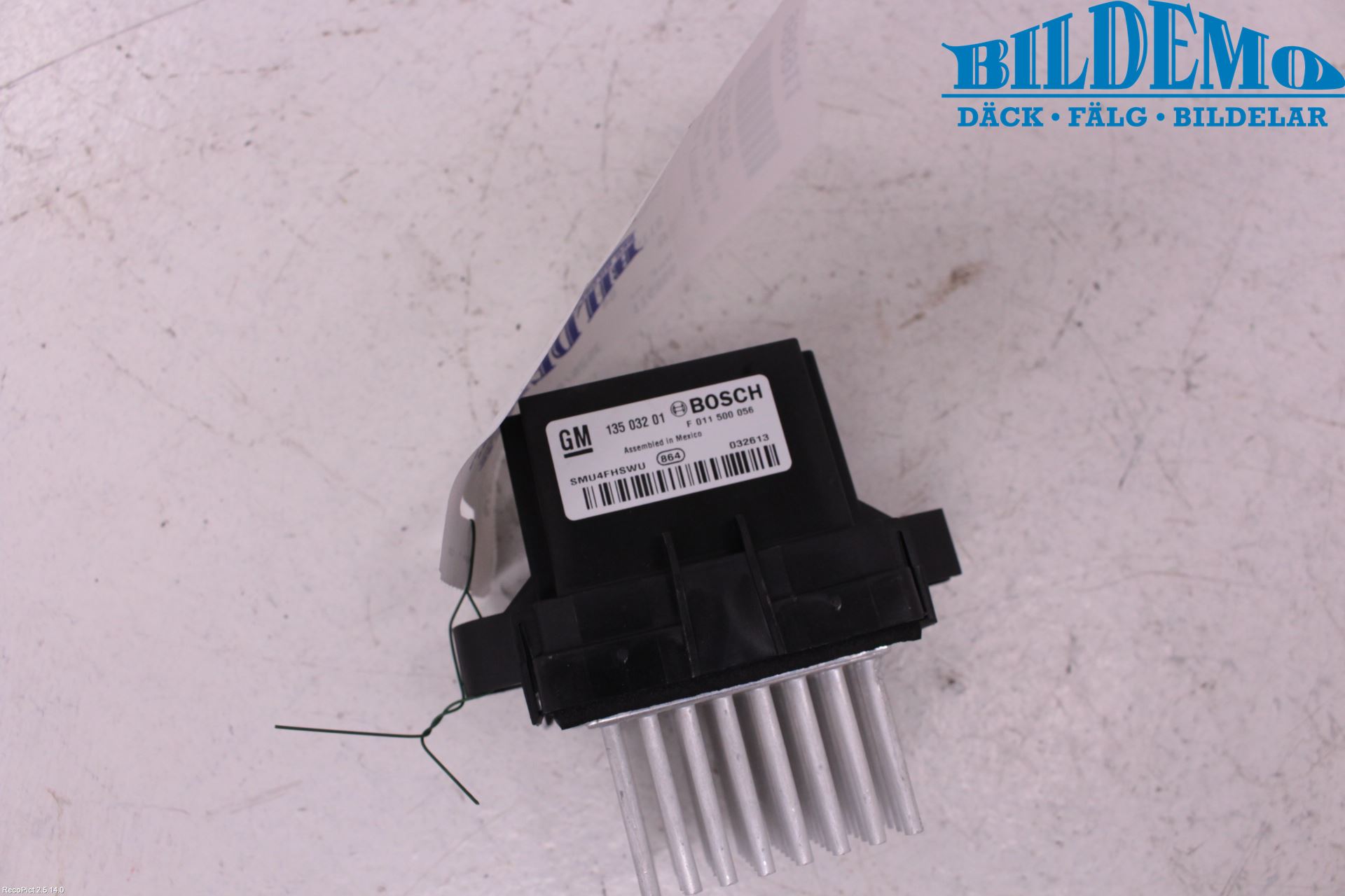 Opel ASTRA J 10-15 Varmeapparat Viftemotstand