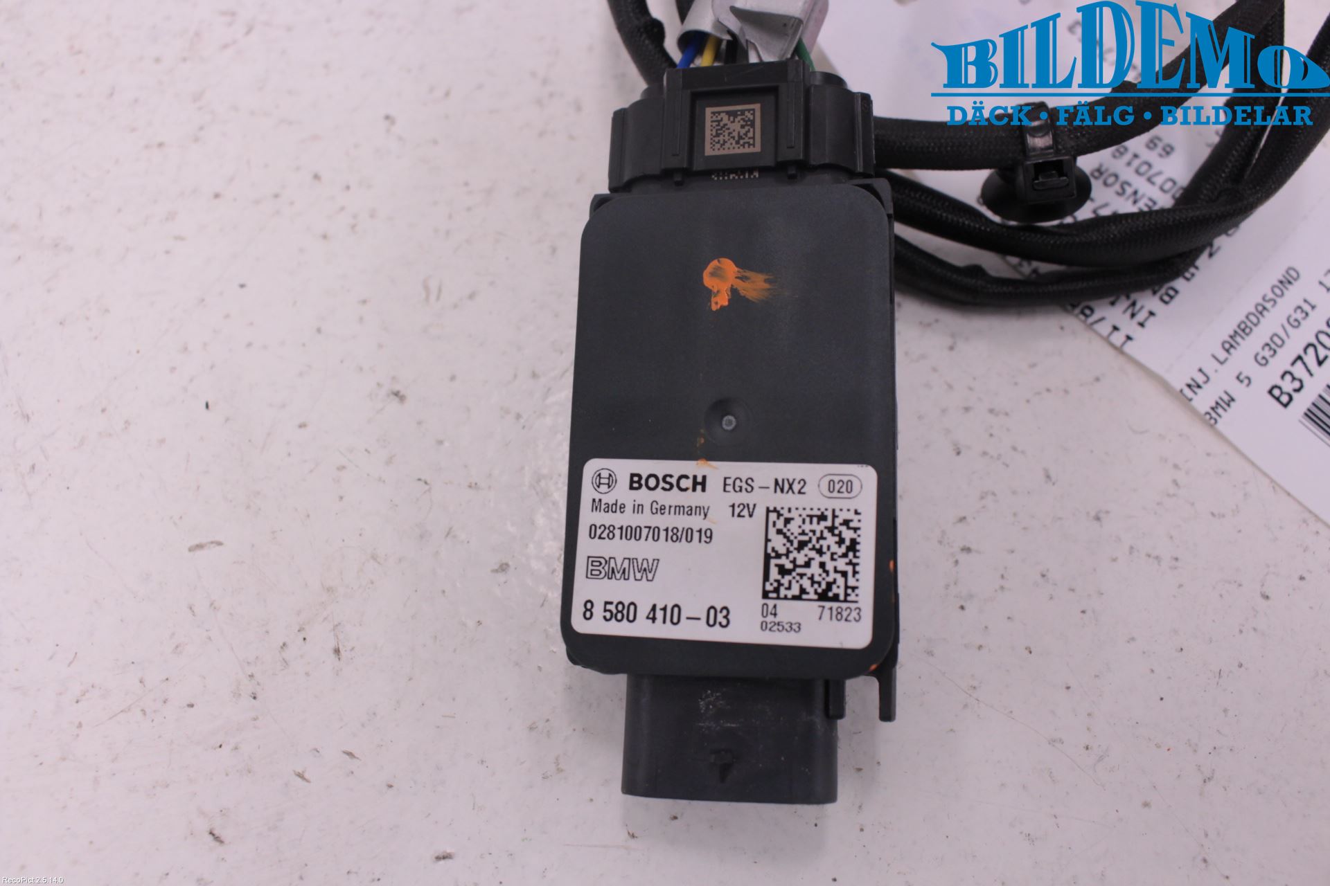 BMW 5 G30/G31/F90 17-23 Sensor Temp-Trykk Avgass