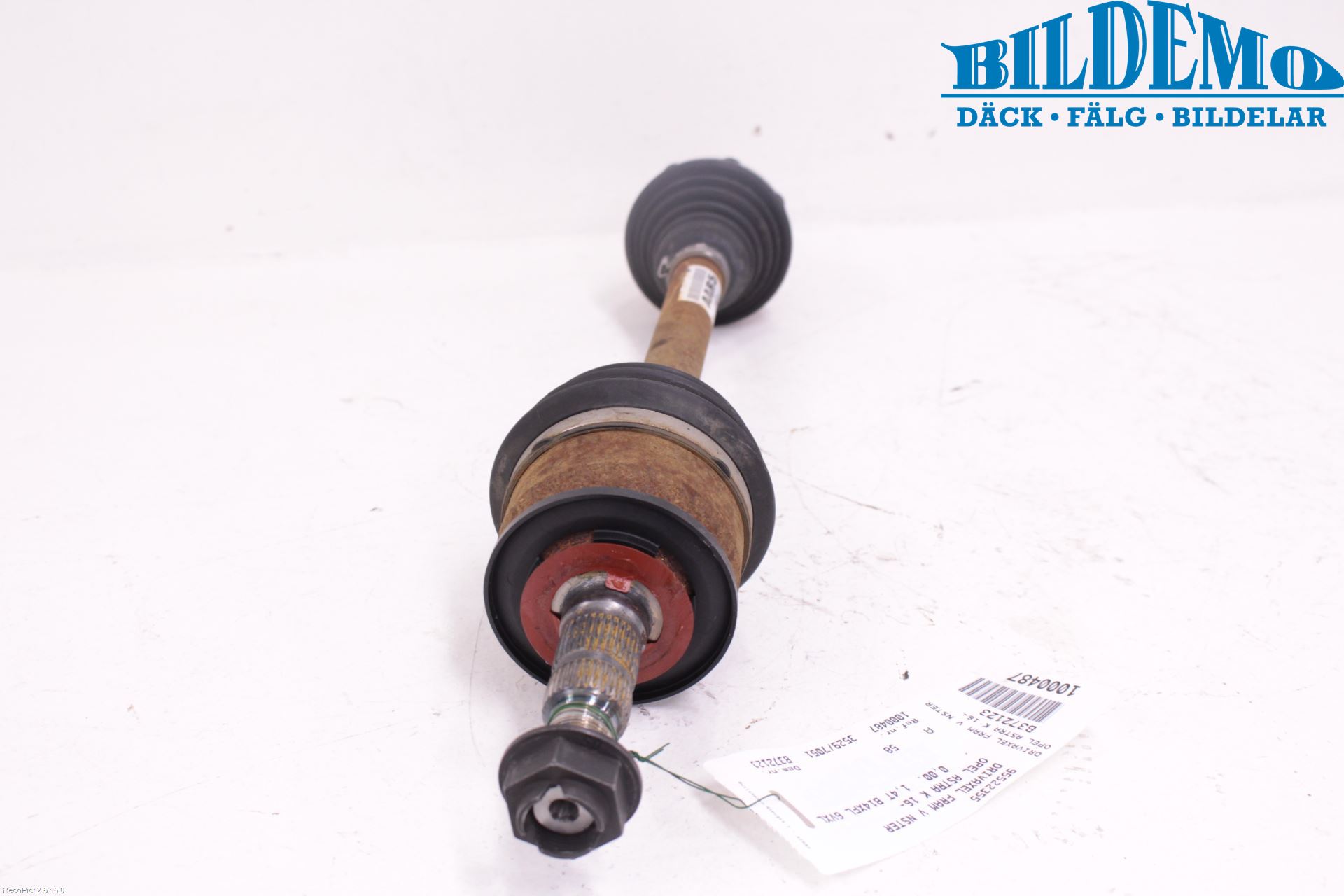 Opel ASTRA K 16-22 Drivaksel Foran Kompl Venstre