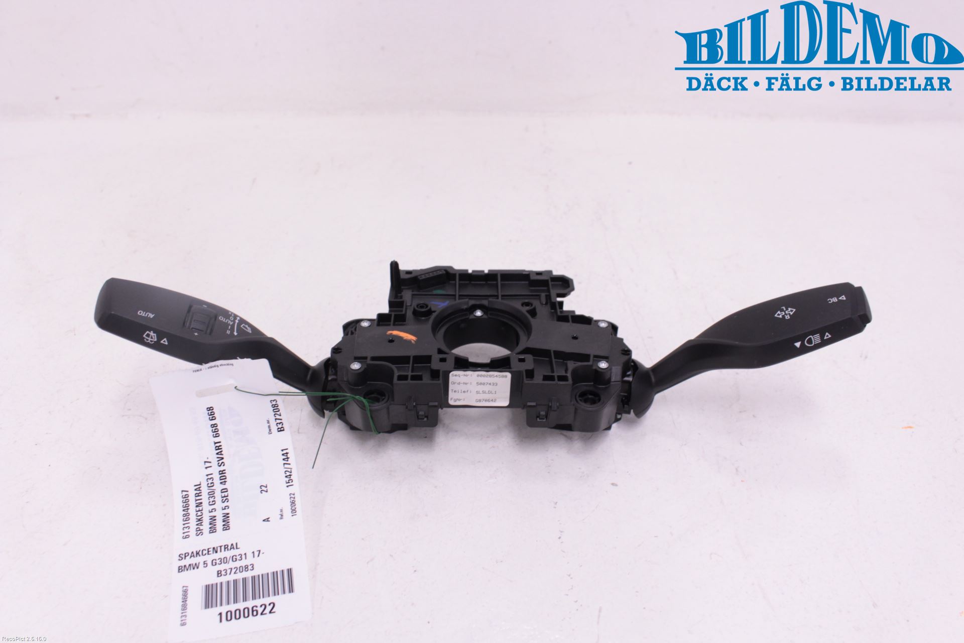 BMW 5 G30/G31/F90 17-23 Bryter Ratt Kombi H Og V