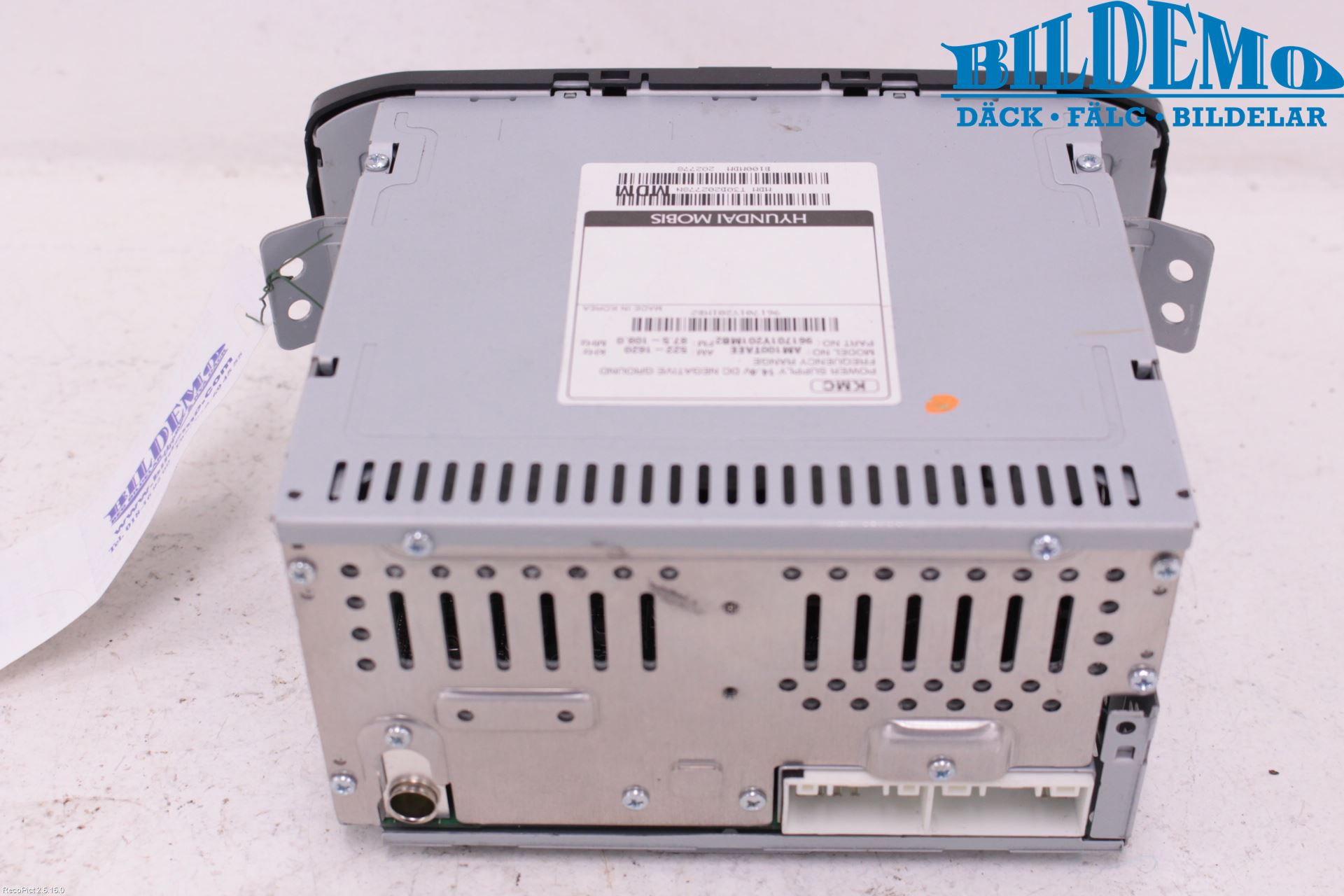 Kia PICANTO 12-17 Stereo Radio Med Cd